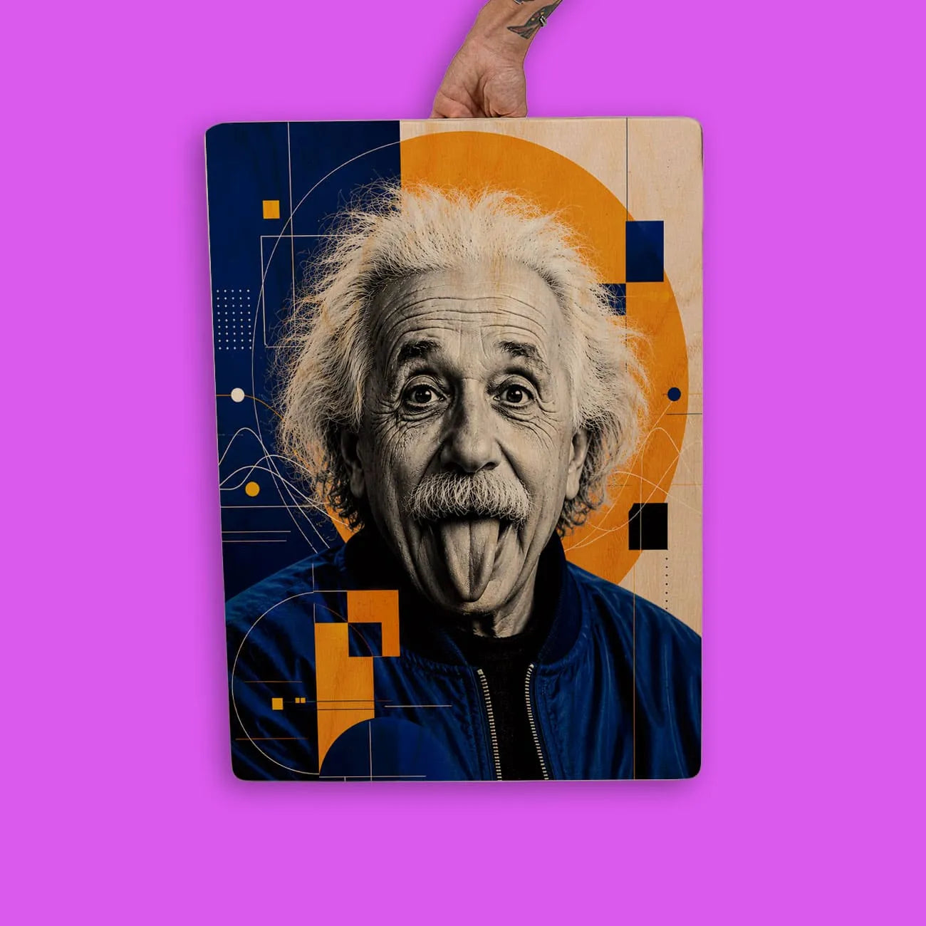 Quadro Decorativo - Albert Einstein Bauhaus
