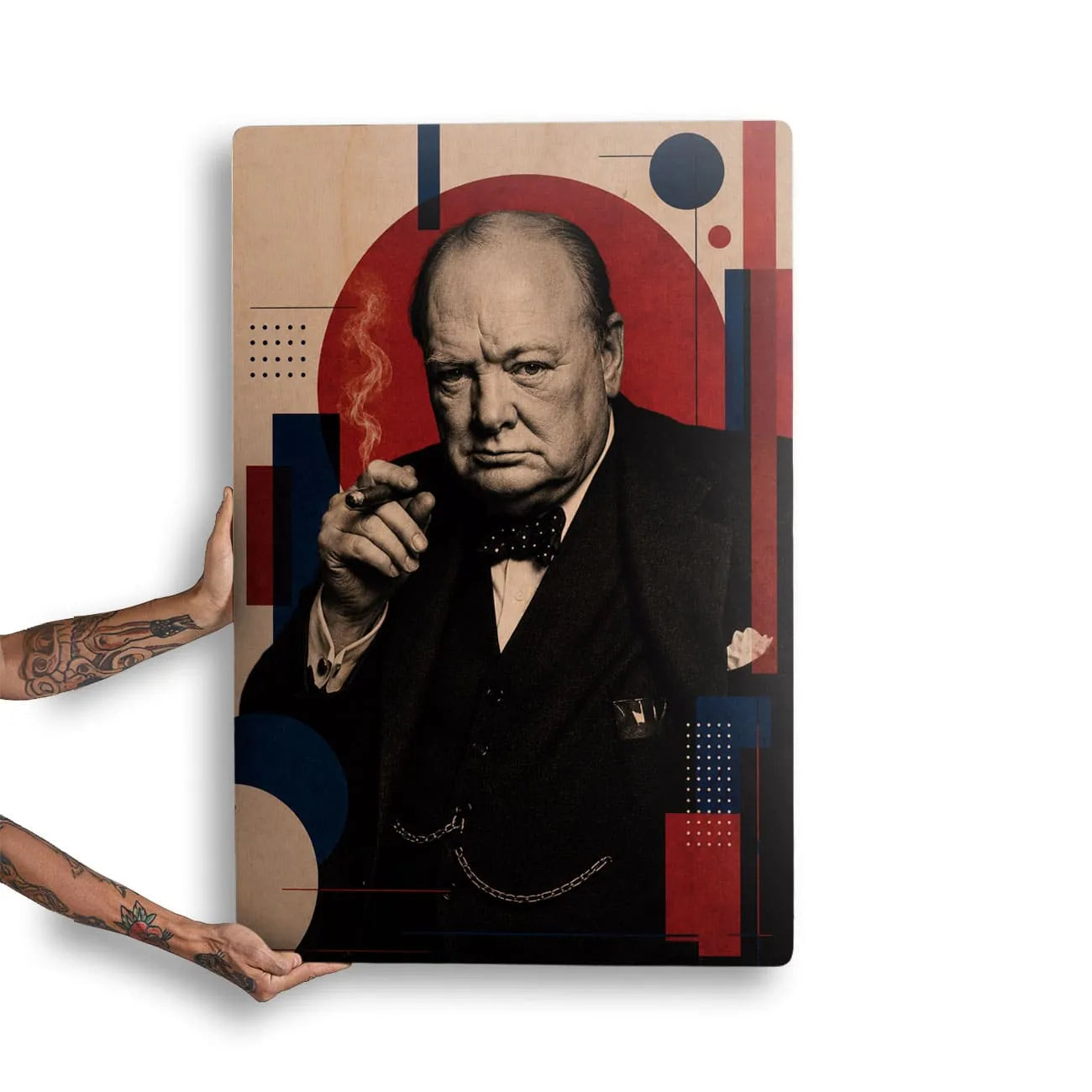 Quadro Decorativo - Winston Churchill Bauhaus