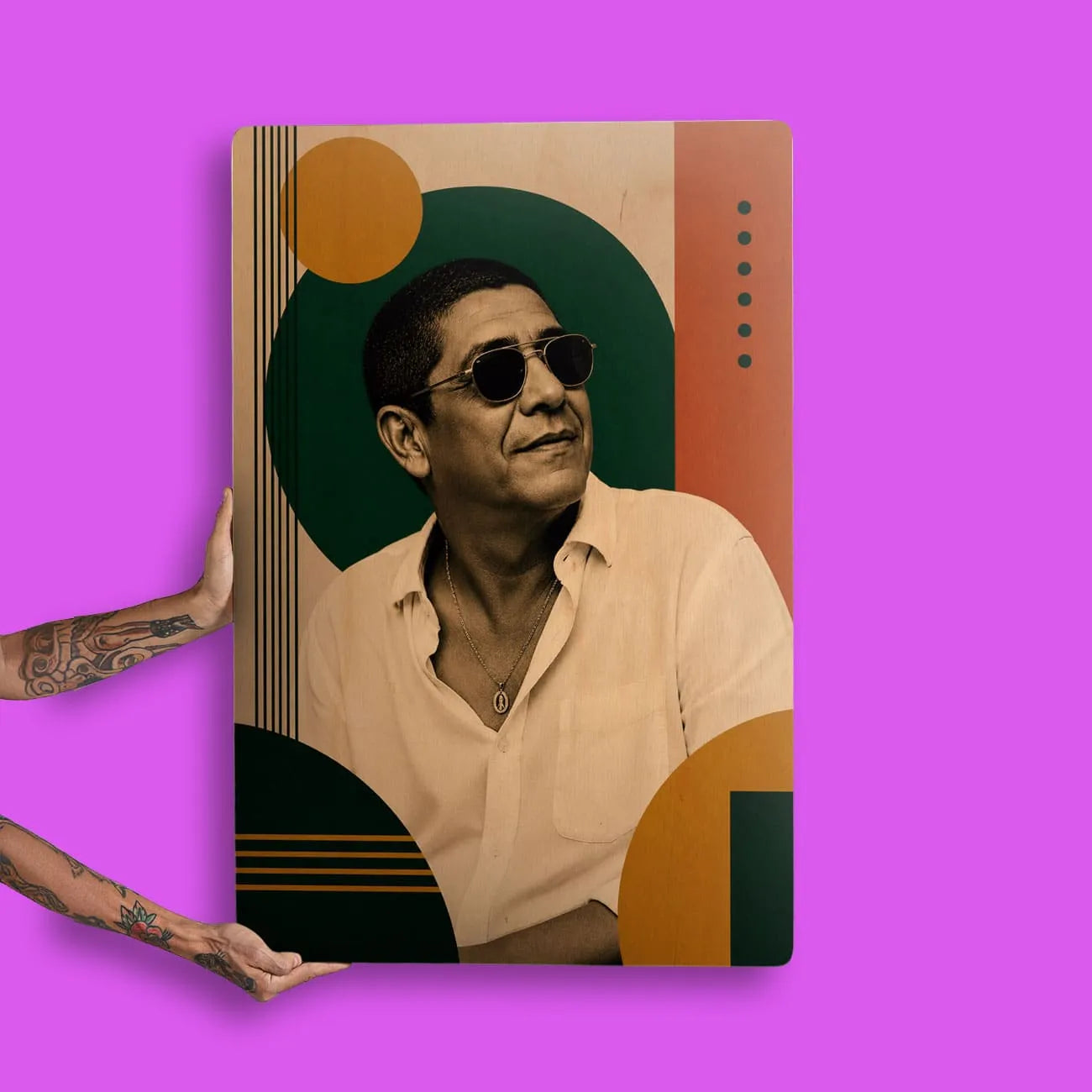 Quadro Decorativo - Zeca Pagodinho Bauhaus