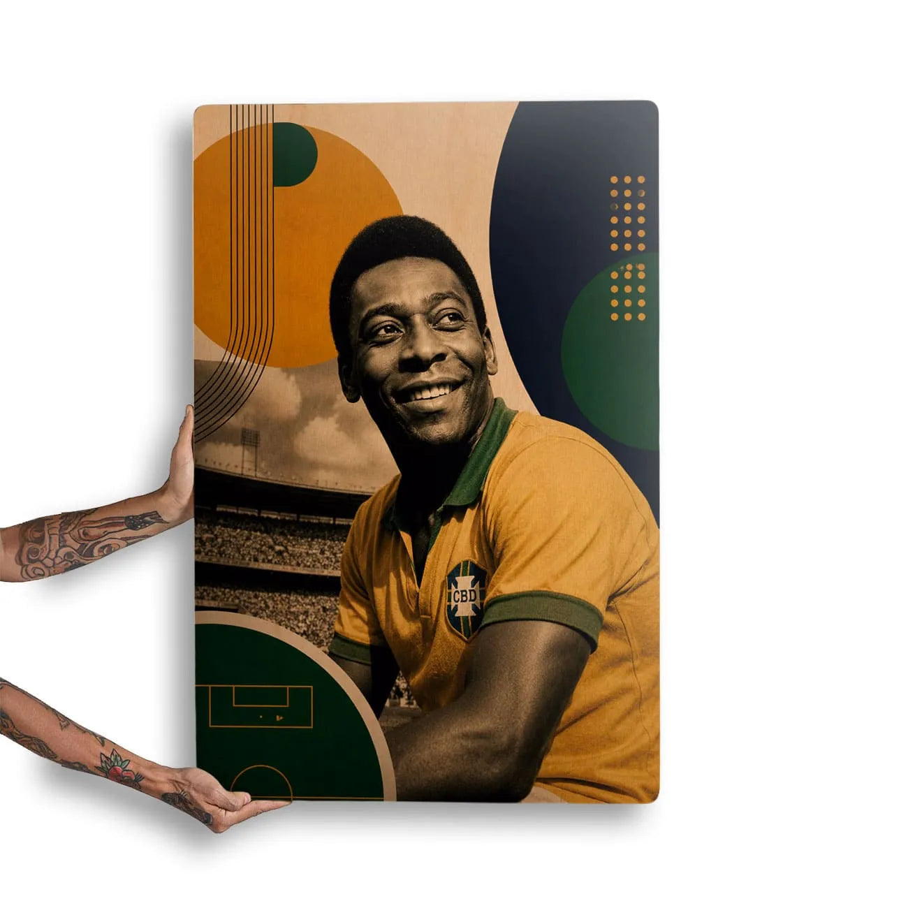 Quadro Decorativo - Pelé Bauhaus