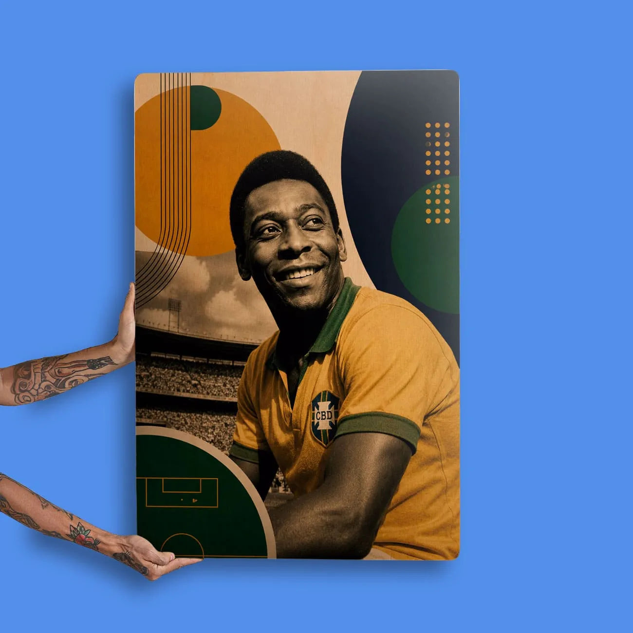 Quadro Decorativo - Pelé Bauhaus