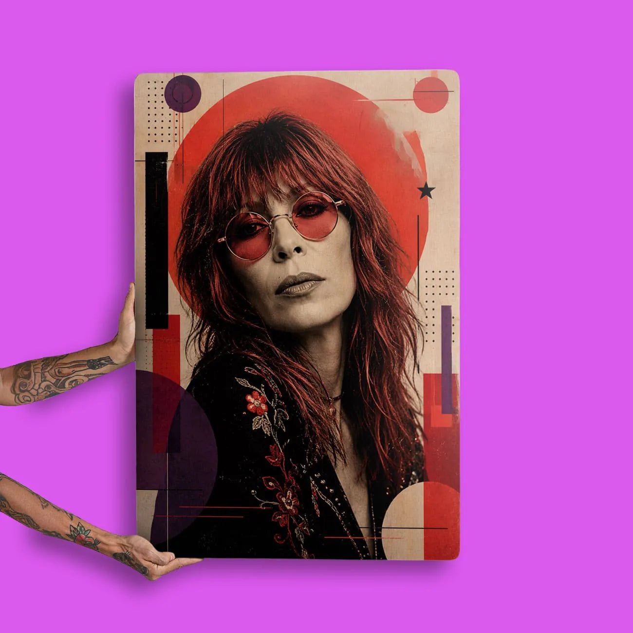 Quadro Decorativo - Rita Lee Bauhaus
