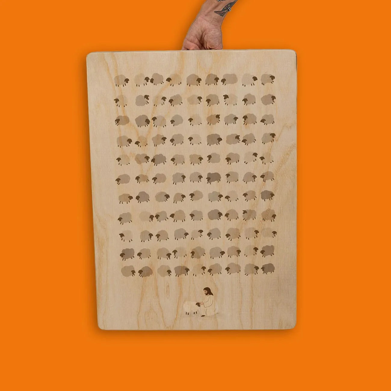 Quadro Decorativo - Jesus e as 99 ovelhas