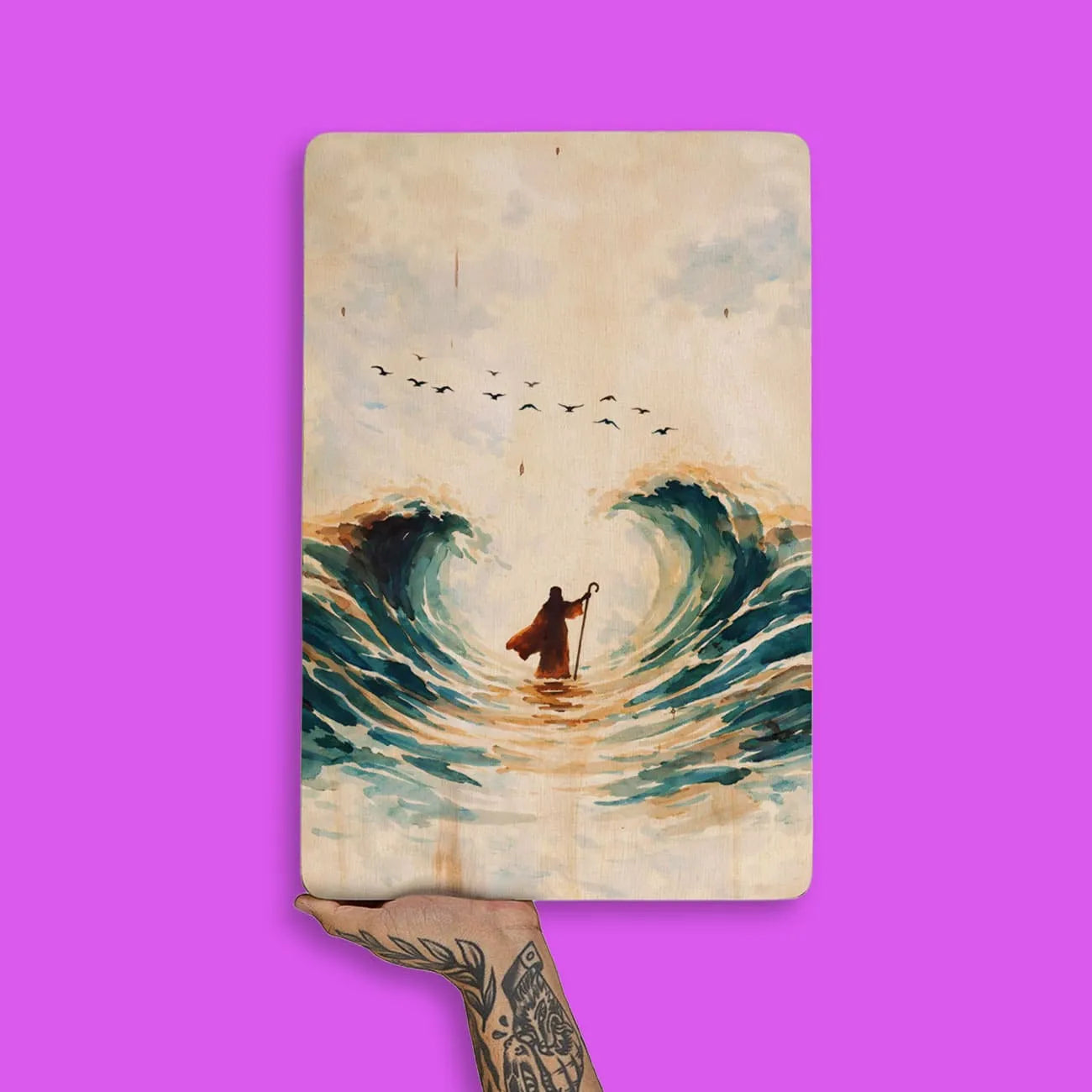 Quadro Decorativo - Moisés Abrindo o Mar
