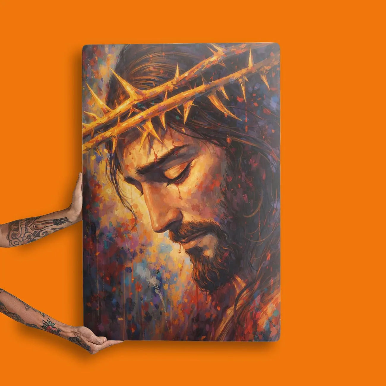 Quadro Decorativo - Jesus Colorido