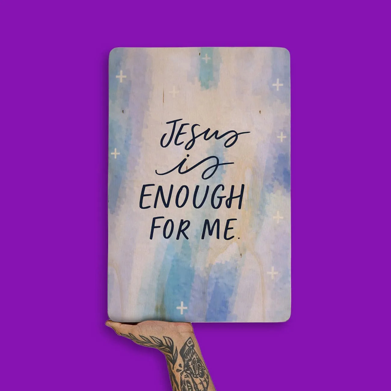 Quadro Decorativo - Jesus is Enough for Me