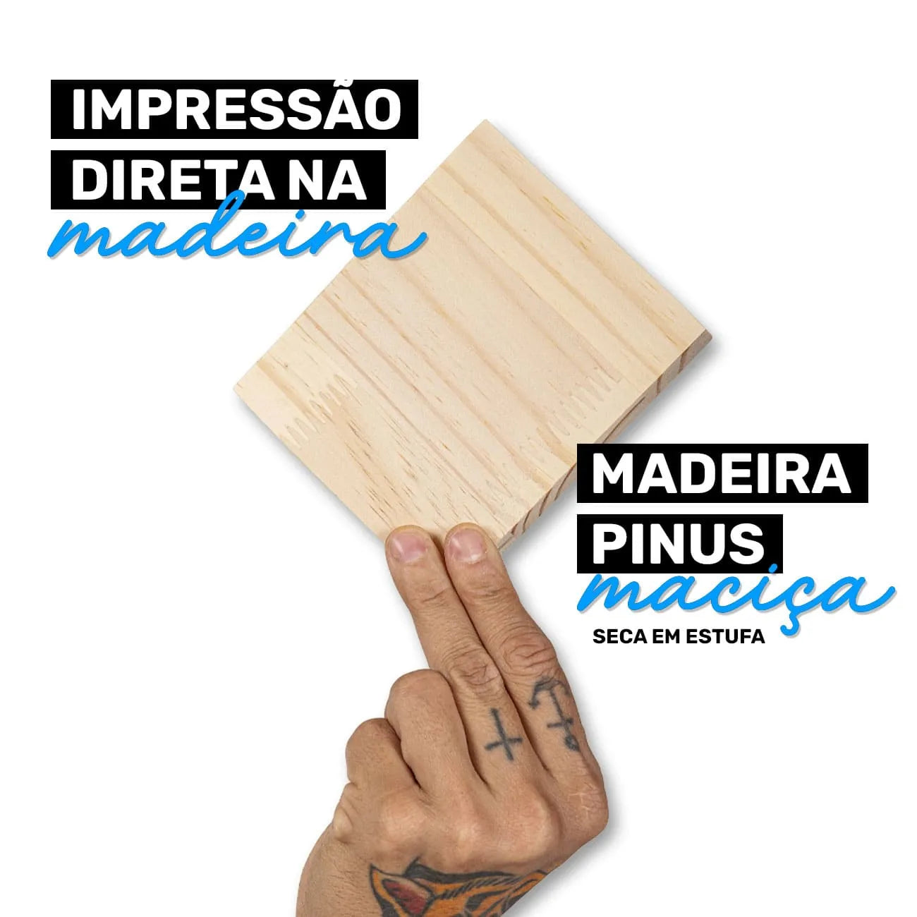 Polaroid de Madeira - Personalizado
