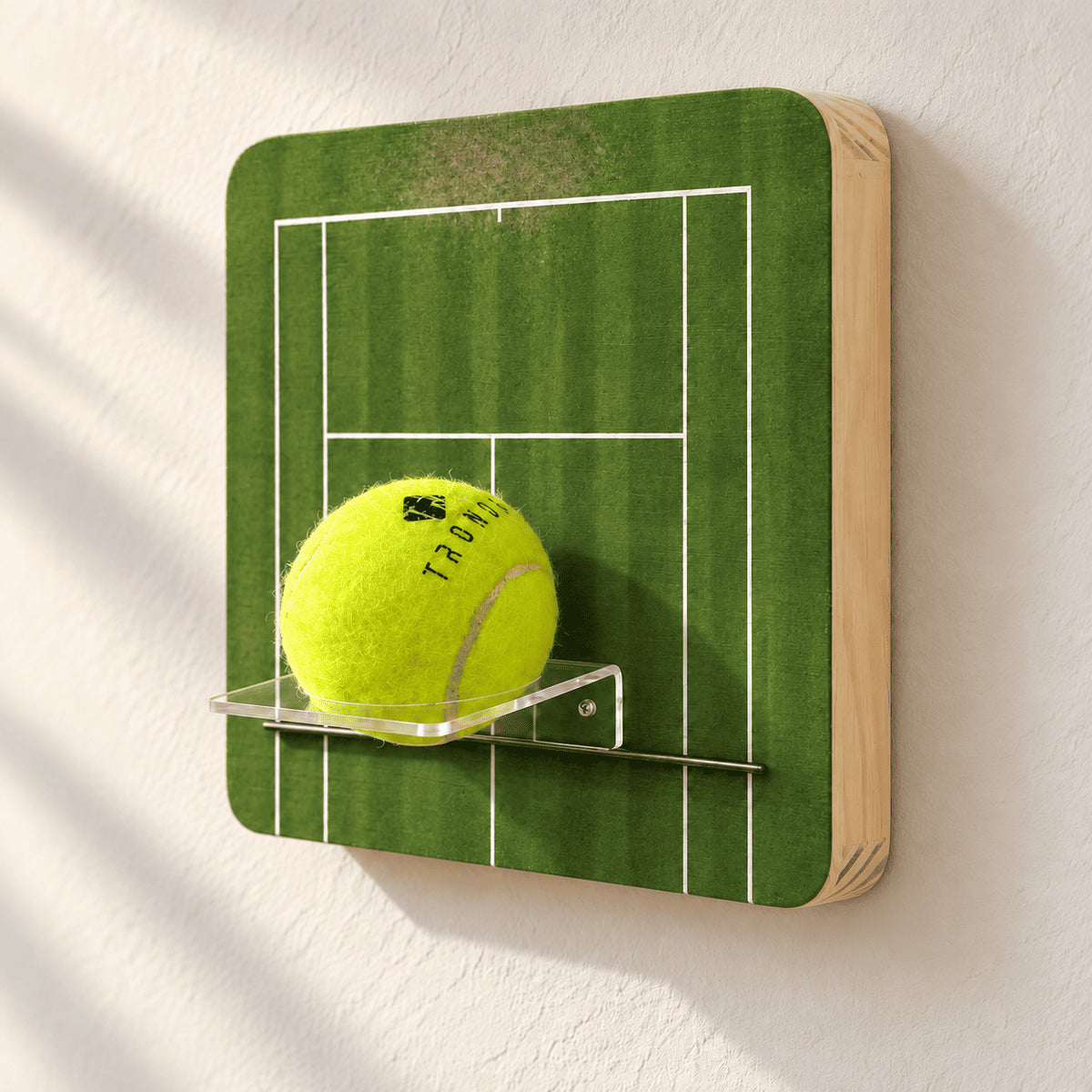 Quadro Porta Bolinha de Tênis - 20x20cm