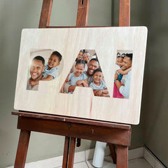 Quadro Decorativo - Pai Fotos - Personalizado 20x20 cm - Muralist Decor
