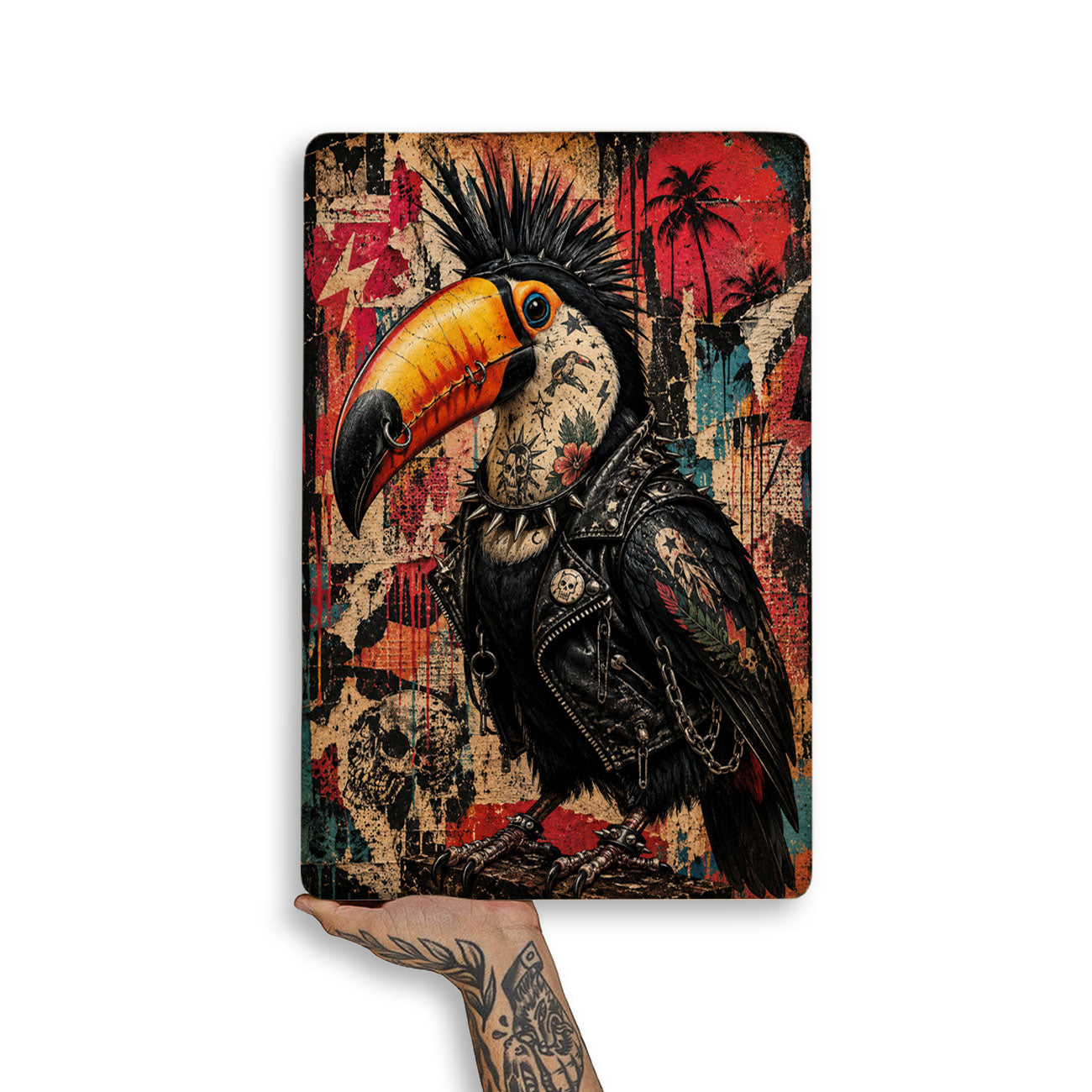 Quadro Decorativo - Tucano Punk