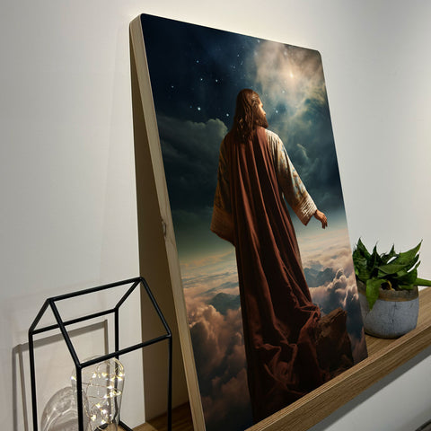 Quadro Decorativo - Jesus nas nuvens