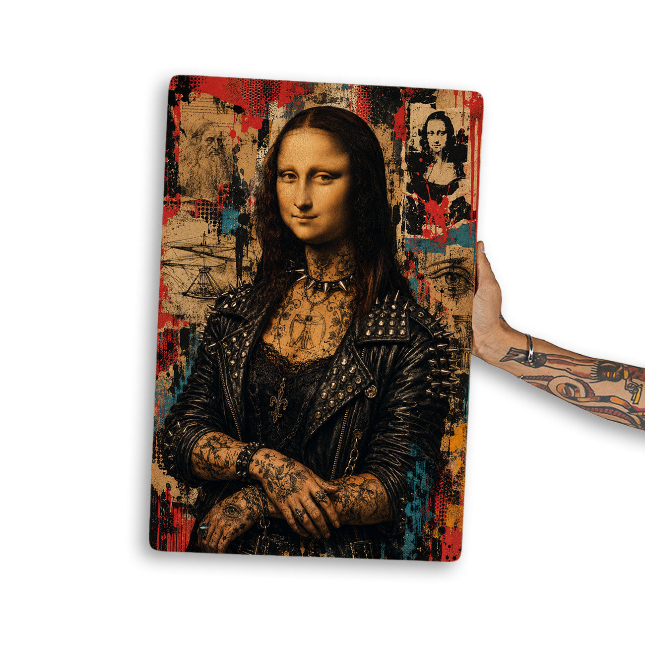 Quadro Decorativo - Monalisa Punk