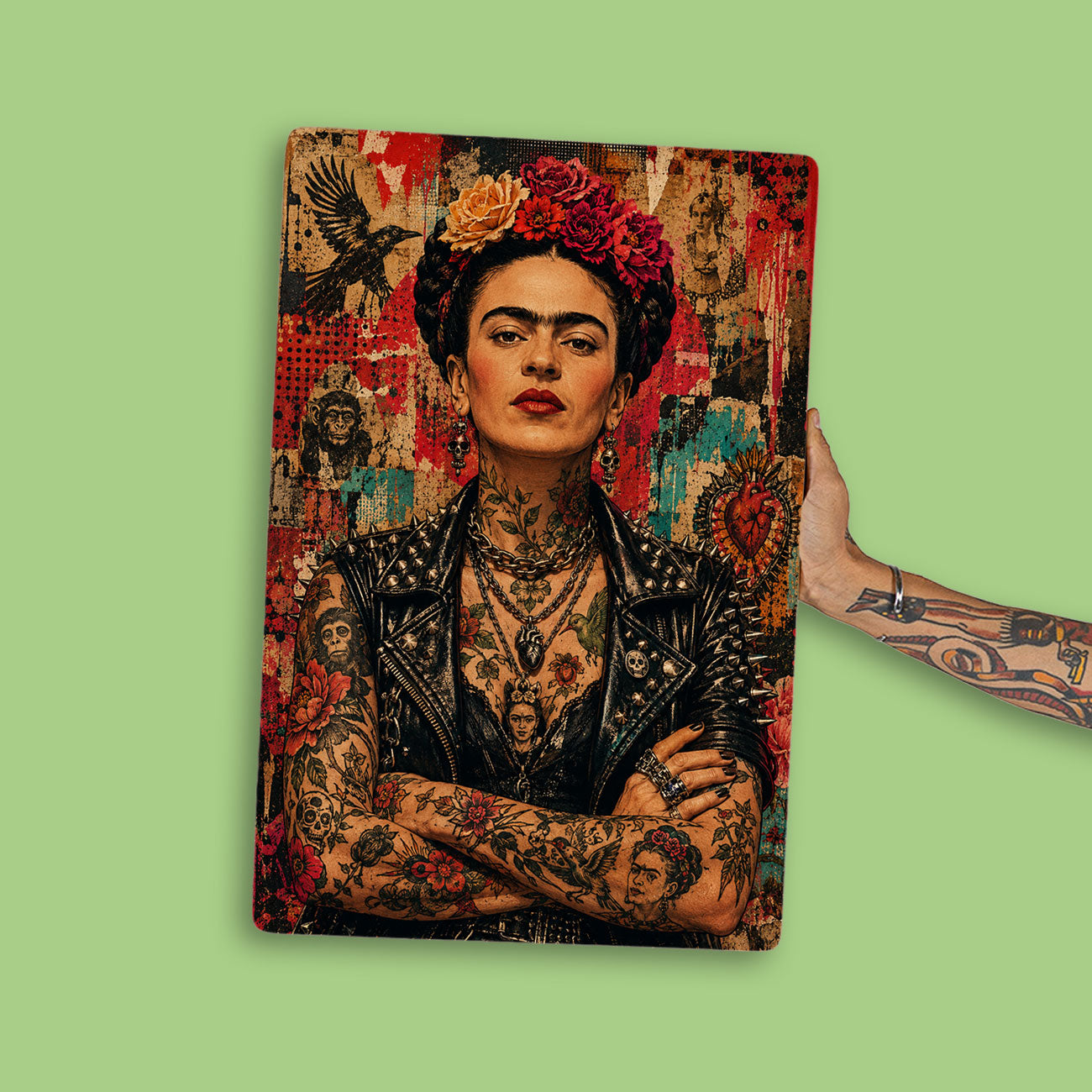 Quadro Decorativo - Frida Kahlo Punk