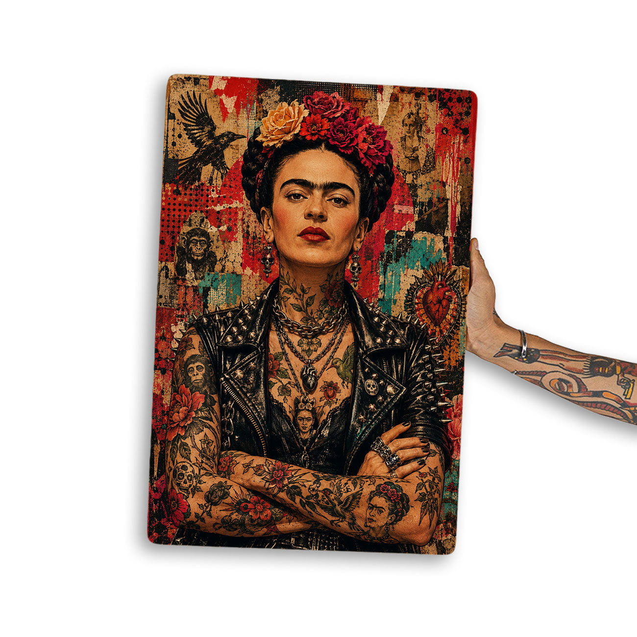 Quadro Decorativo - Frida Kahlo Punk