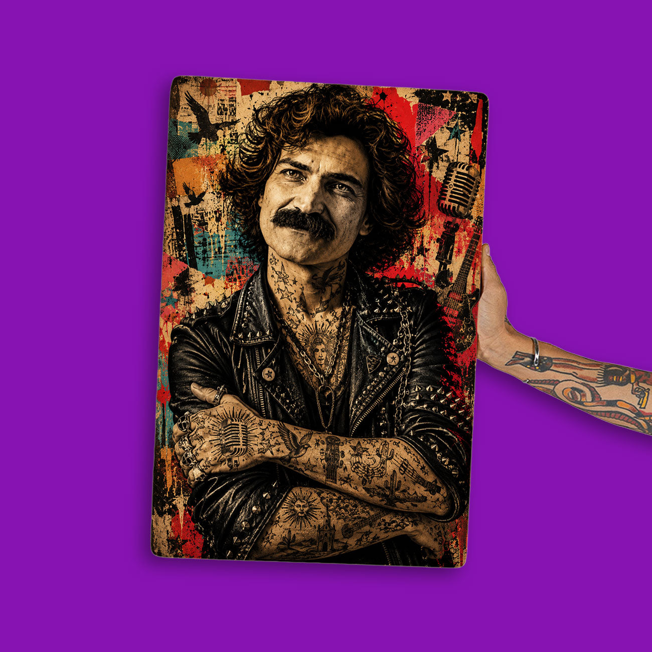 Quadro Decorativo - Belchior Punk