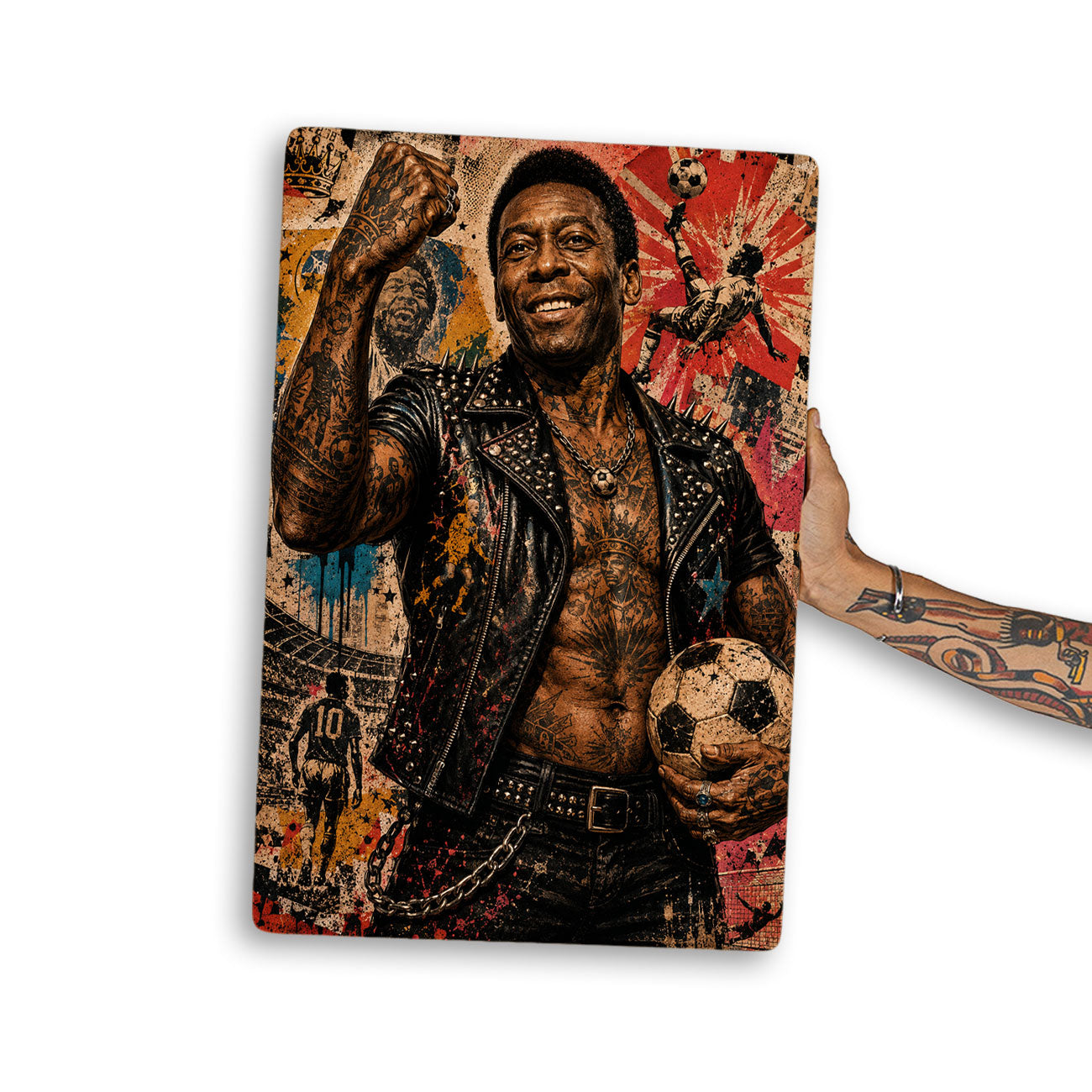 Quadro Decorativo - Pelé Punk