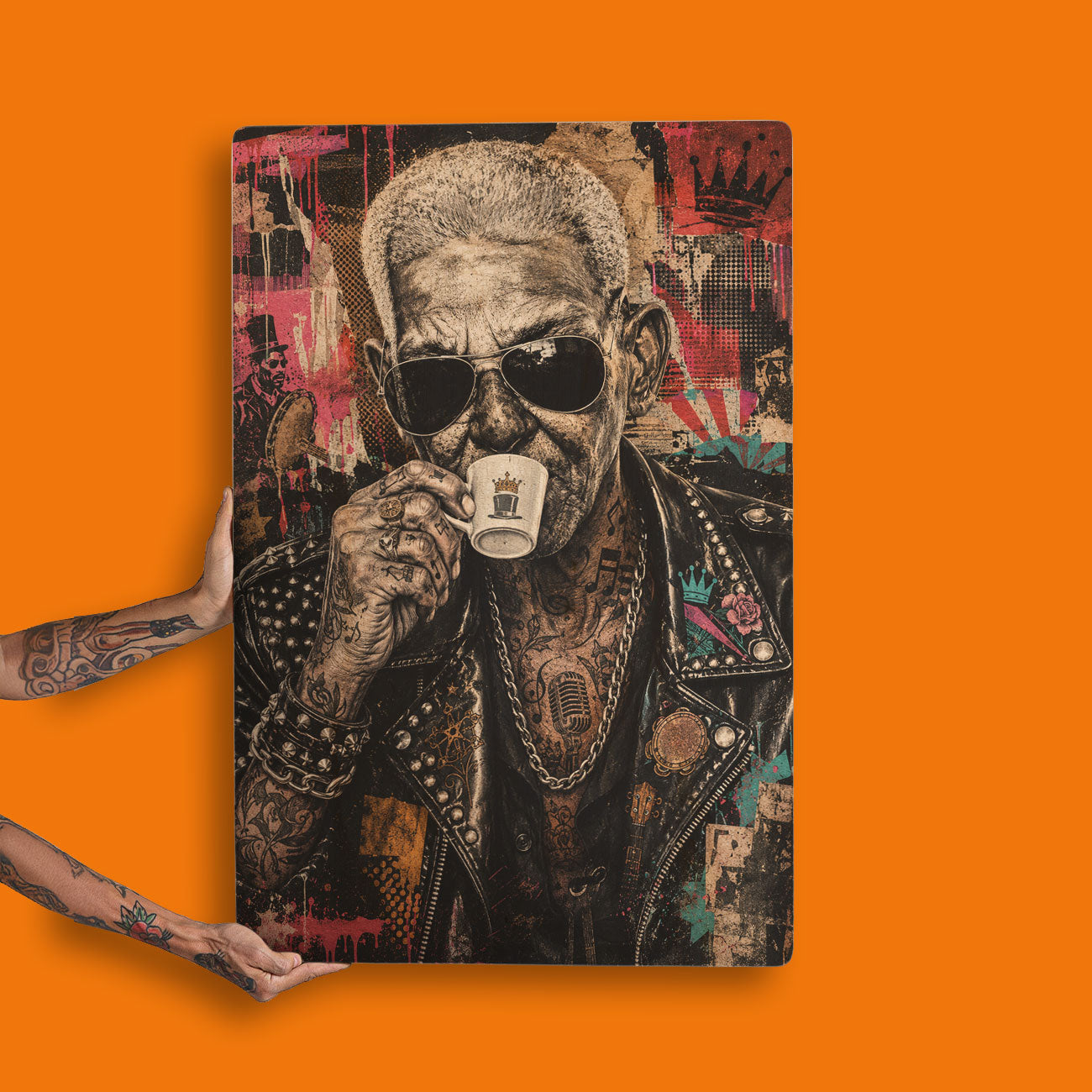 Quadro Decorativo - Cartola Punk