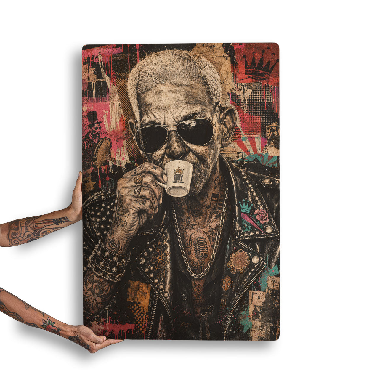 Quadro Decorativo - Cartola Punk