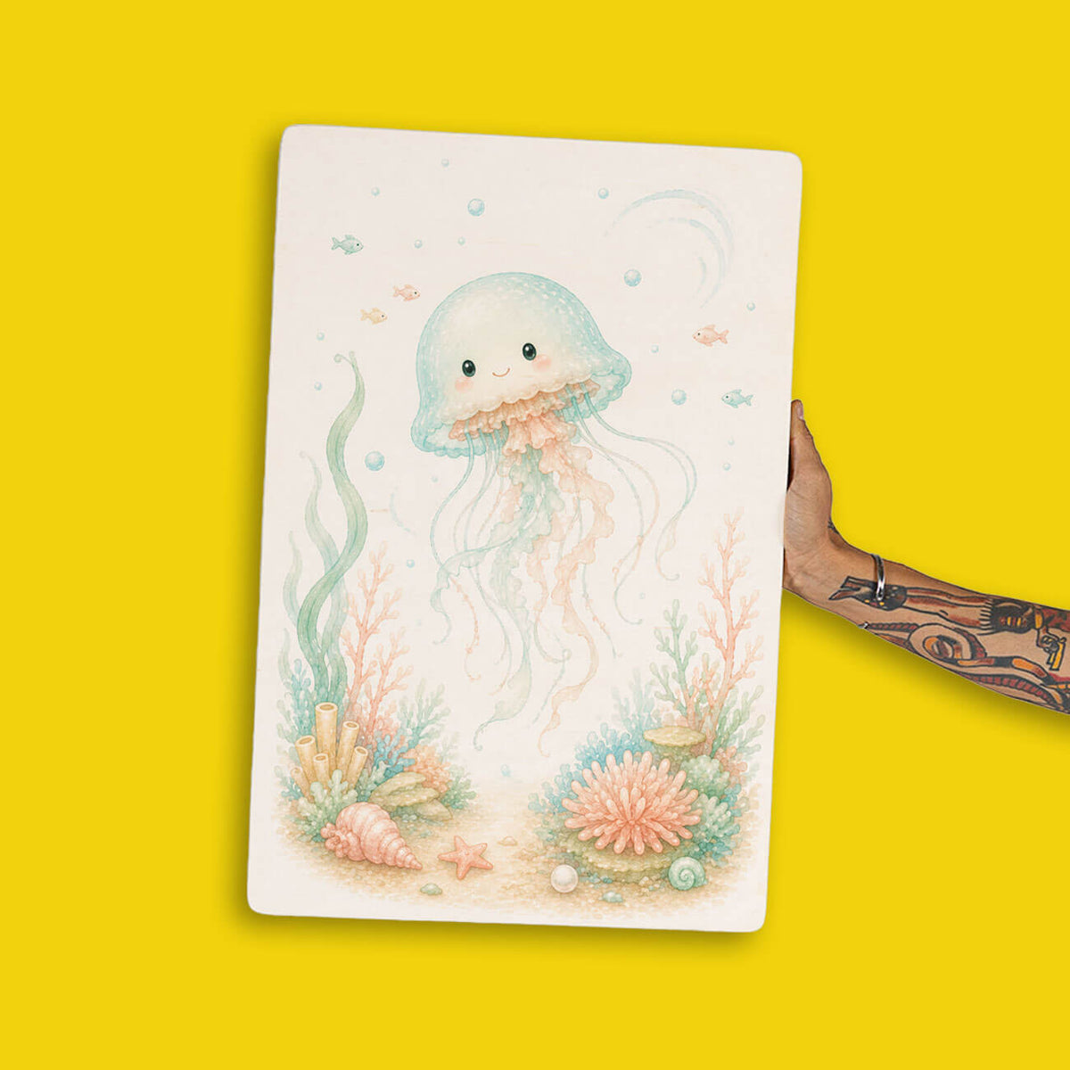 Quadro Decorativo  - Agua Viva Infantil