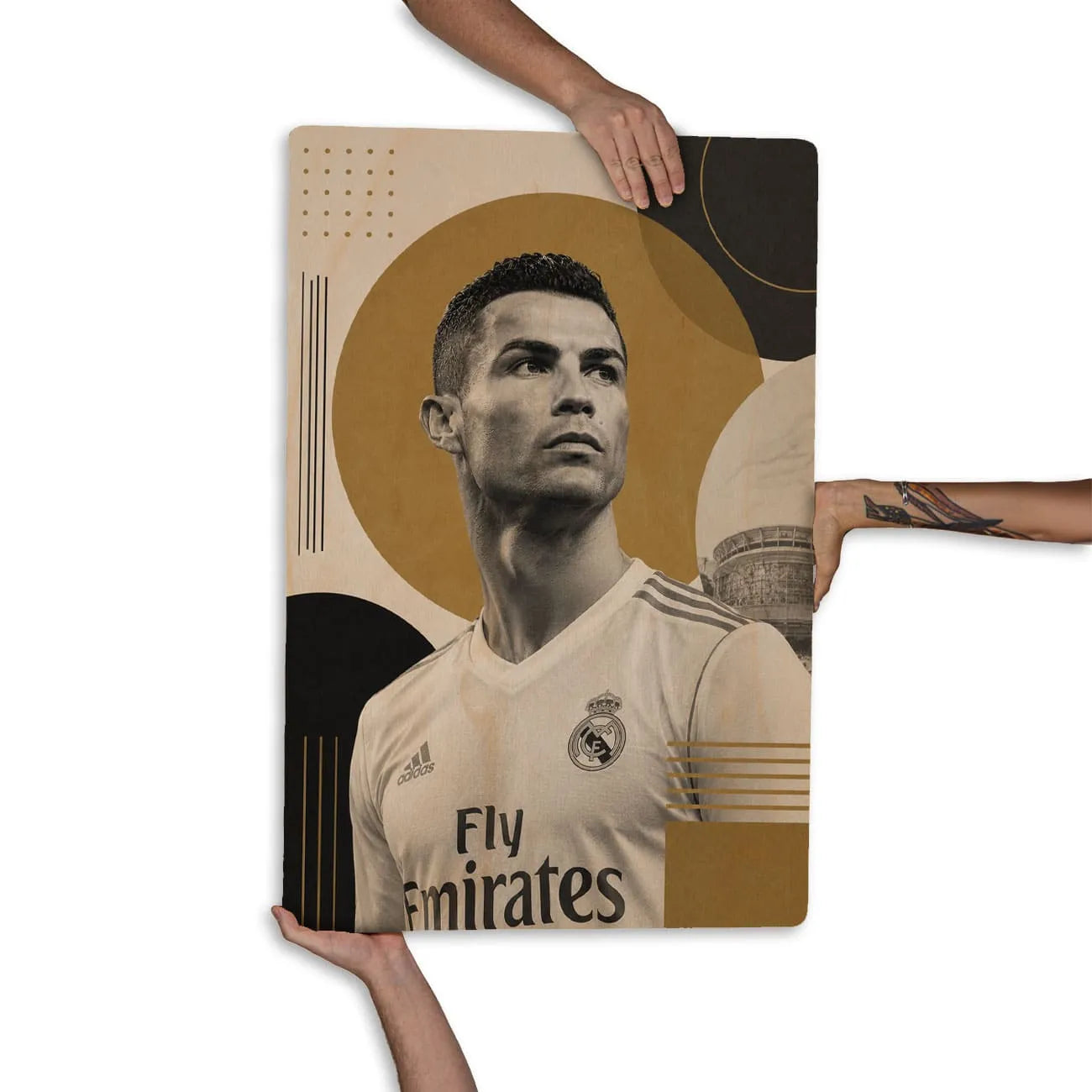 Quadro Decorativo - Cristiano Ronaldo Bauhaus
