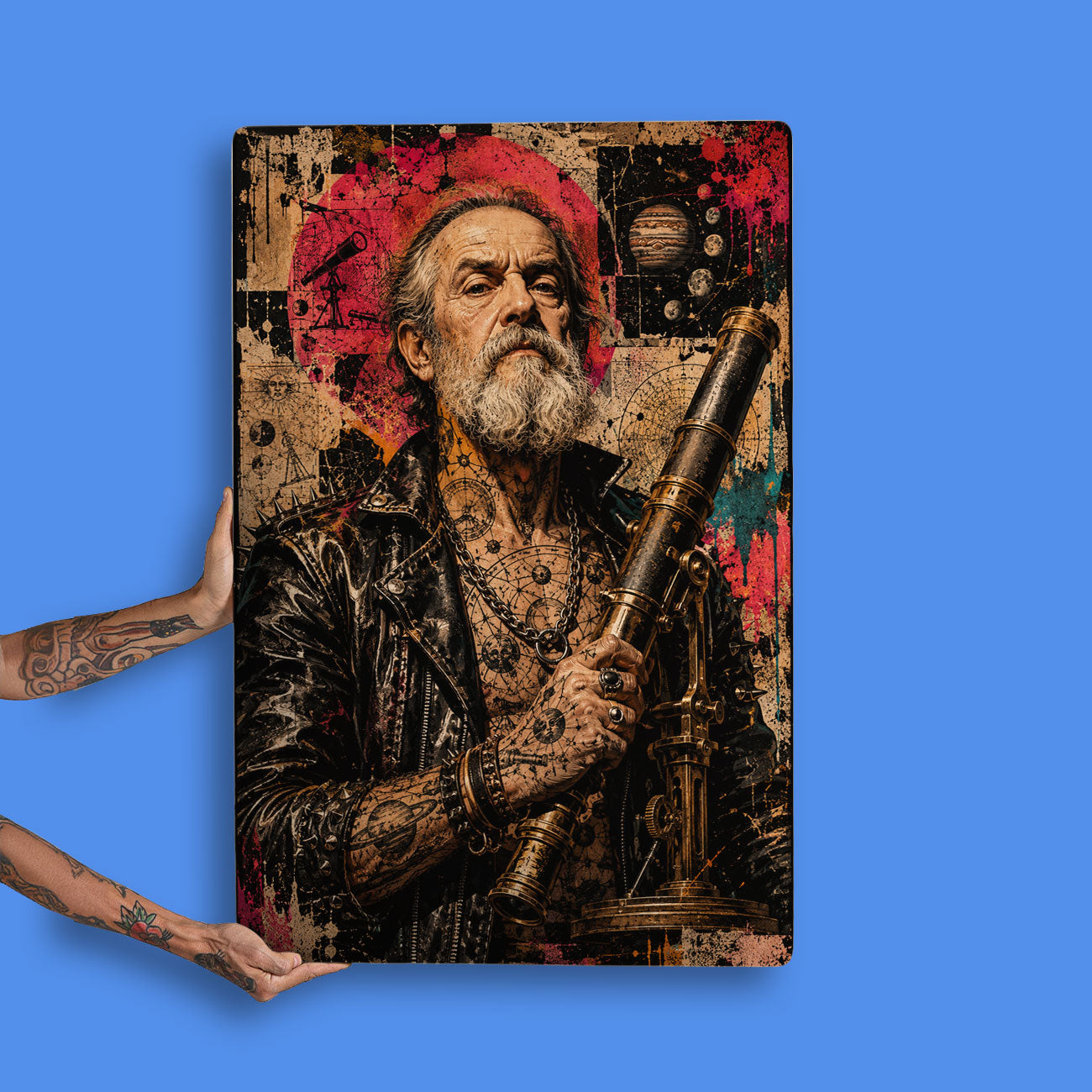 Quadro Decorativo - Galileu Galilei Punk