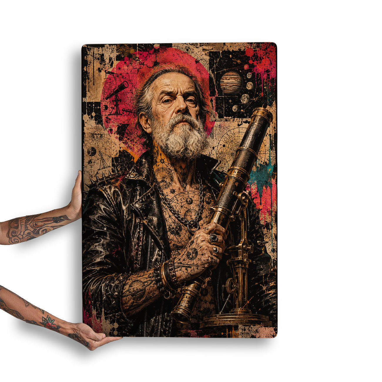 Quadro Decorativo - Galileu Galilei Punk