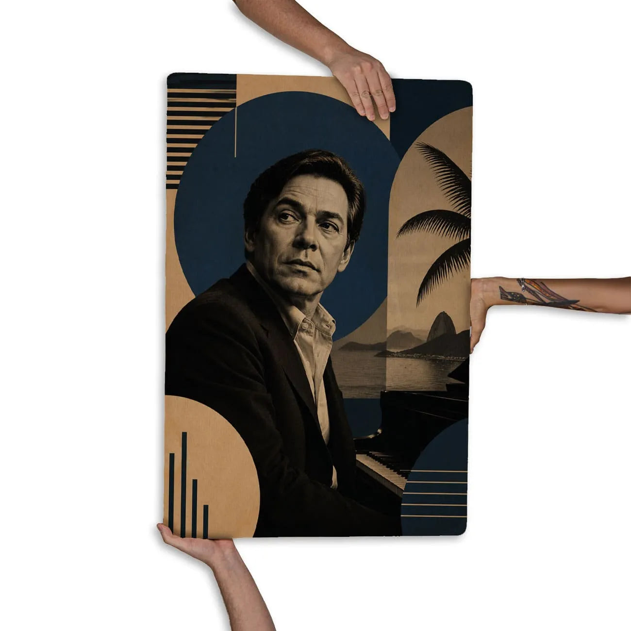 Quadro Decorativo - Tom Jobim Bauhaus