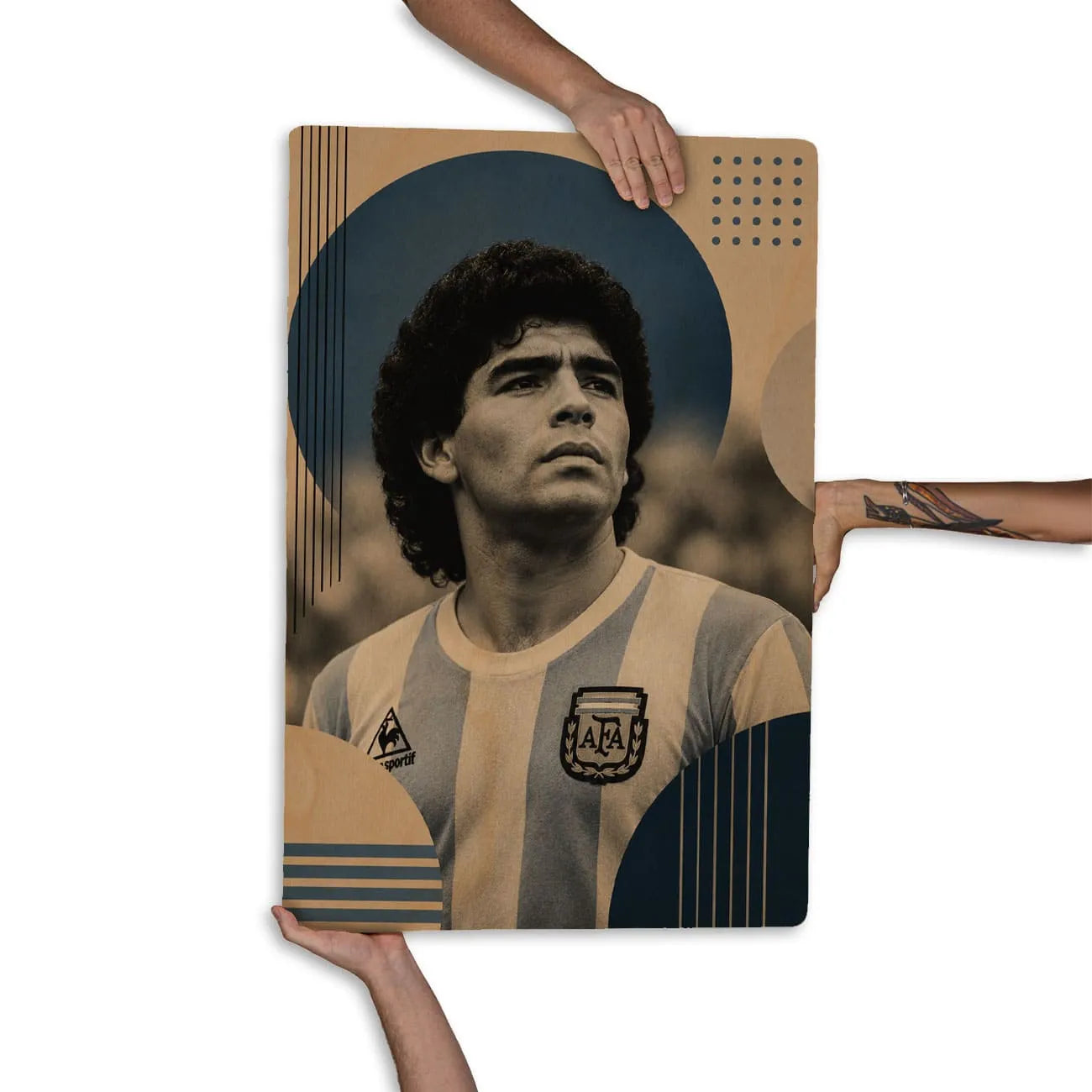 Quadro Decorativo - Maradona Bauhaus