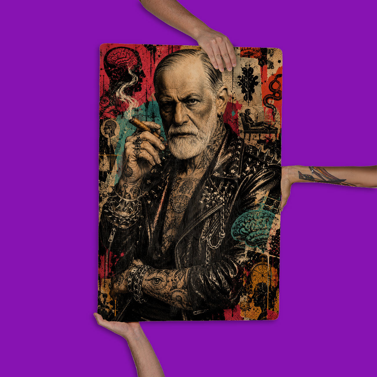 Quadro Decorativo - Freud Punk