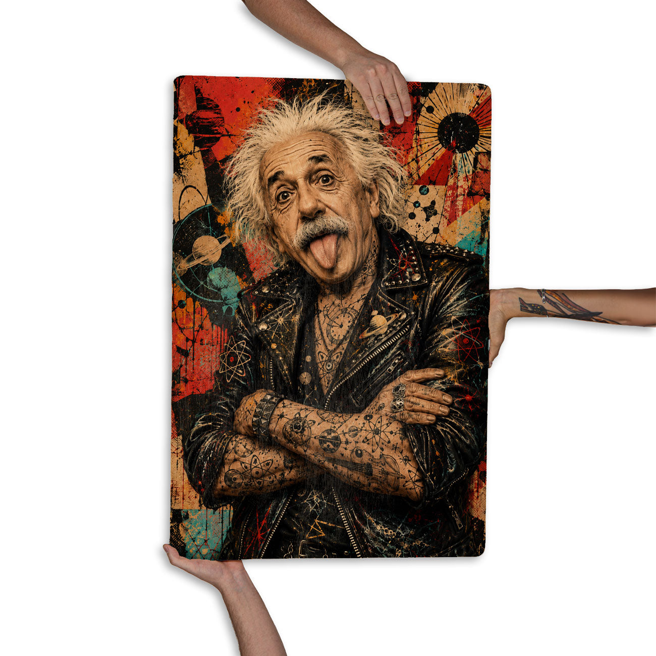 Quadro Decorativo - Albert Einstein Punk