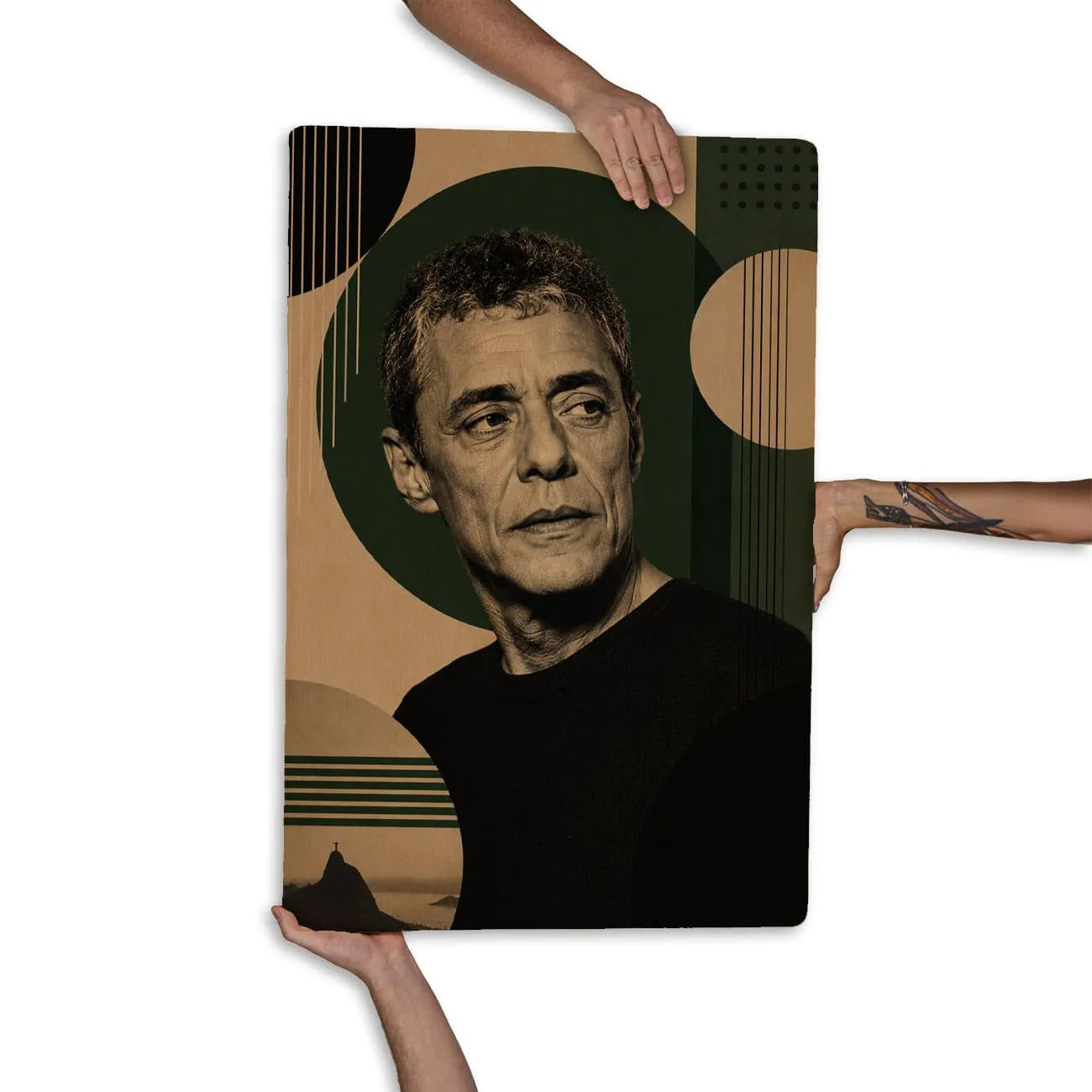 Quadro Decorativo - Chico Buarque Bauhaus