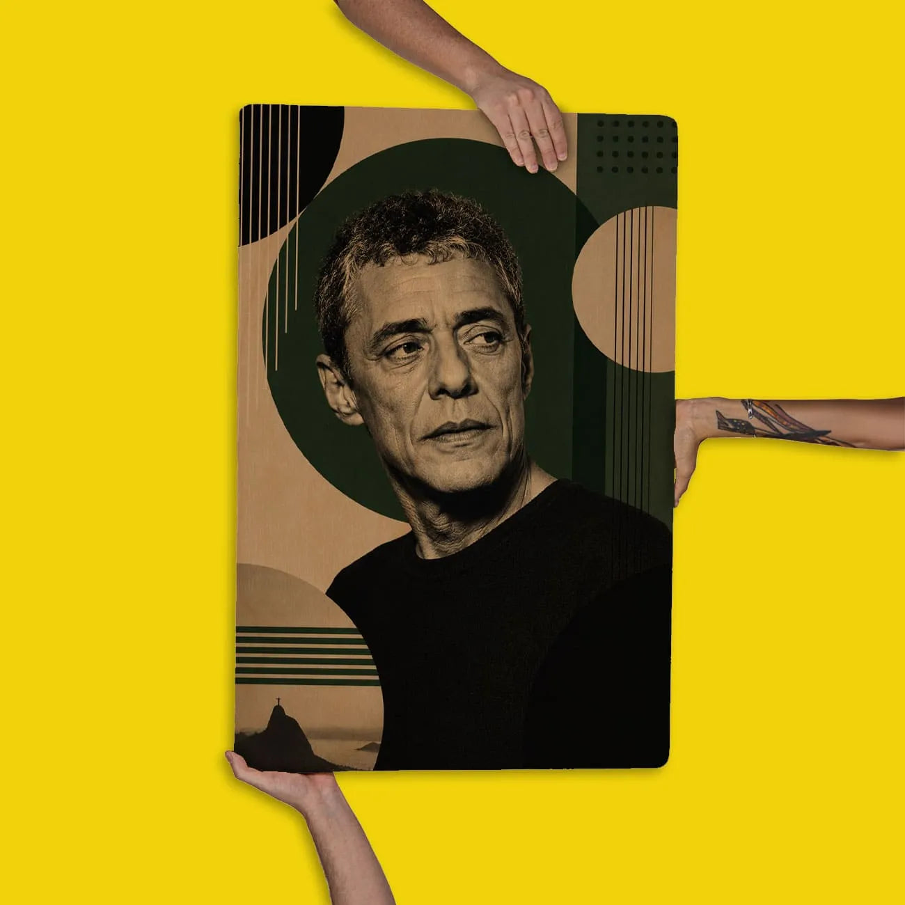 Quadro Decorativo - Chico Buarque Bauhaus