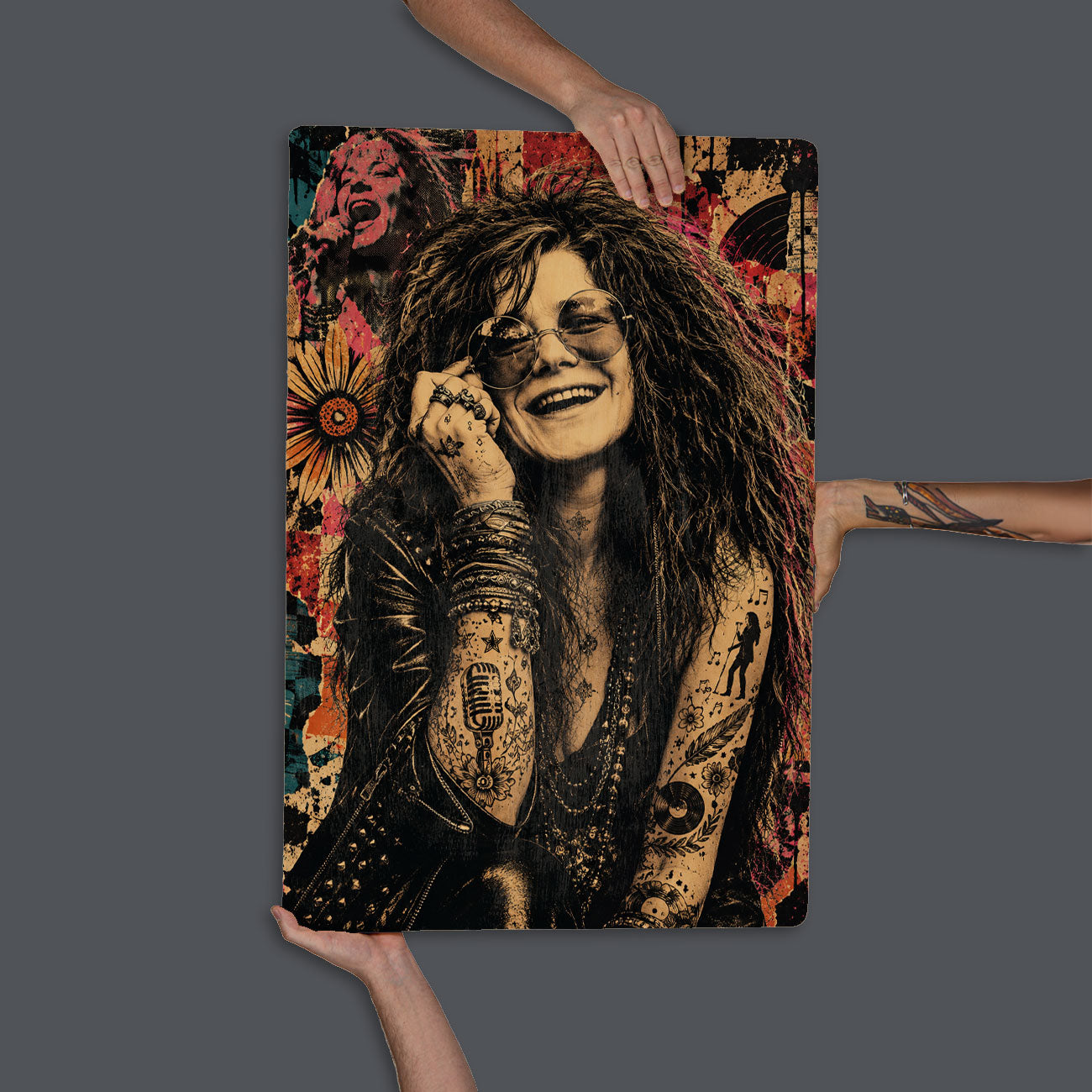 Quadro Decorativo - Janis Joplin Punk