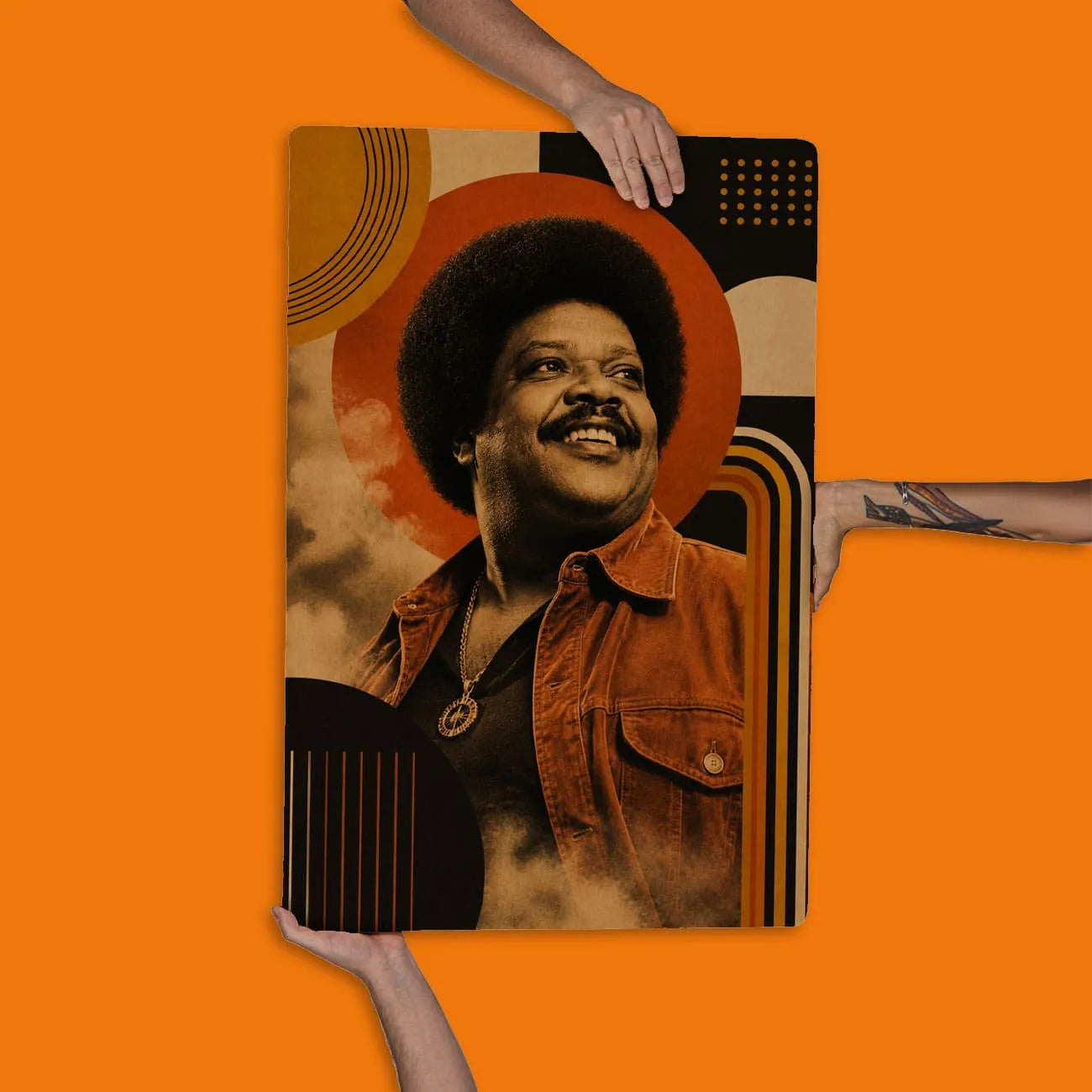 Quadro Decorativo - Tim Maia Bauhaus