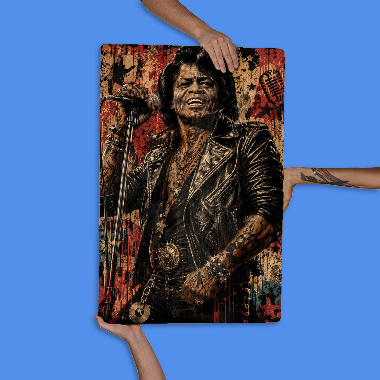 Quadro Decorativo - James Brown Punk