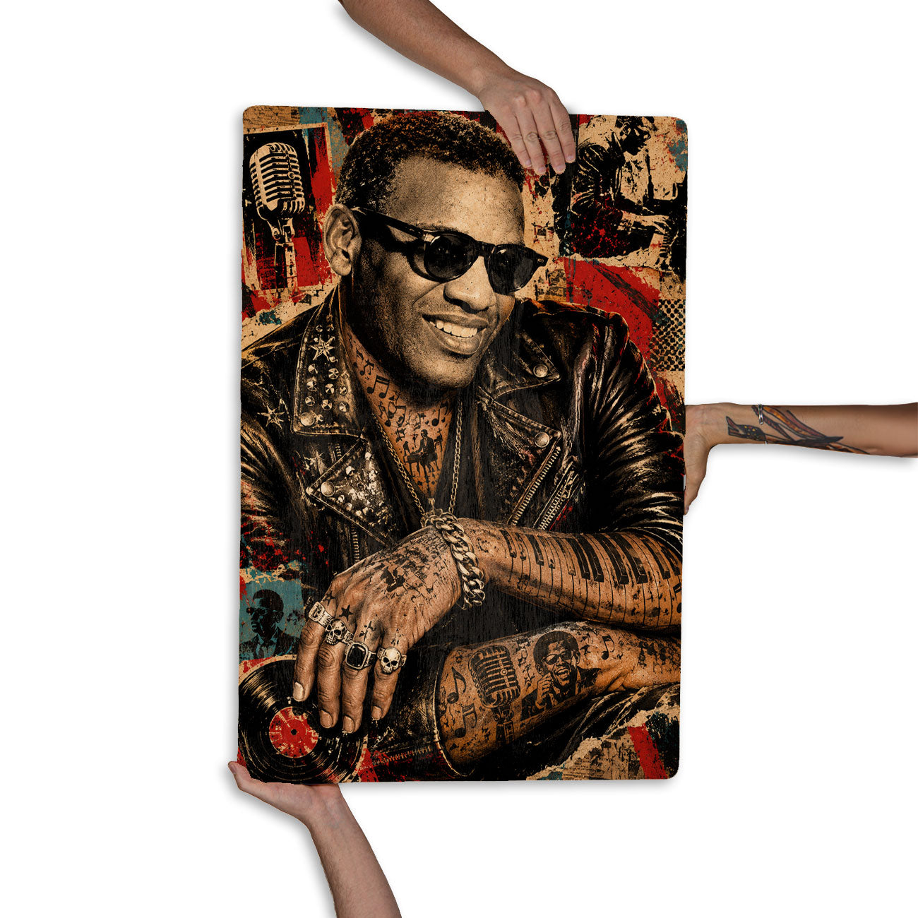 Quadro Decorativo - Ray Charles Punk
