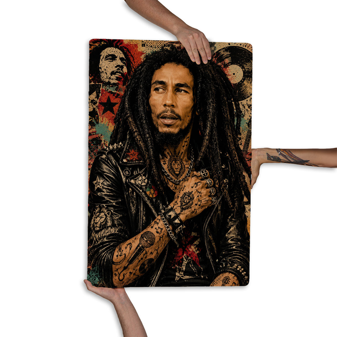 Quadro Decorativo - Bob Marley Punk