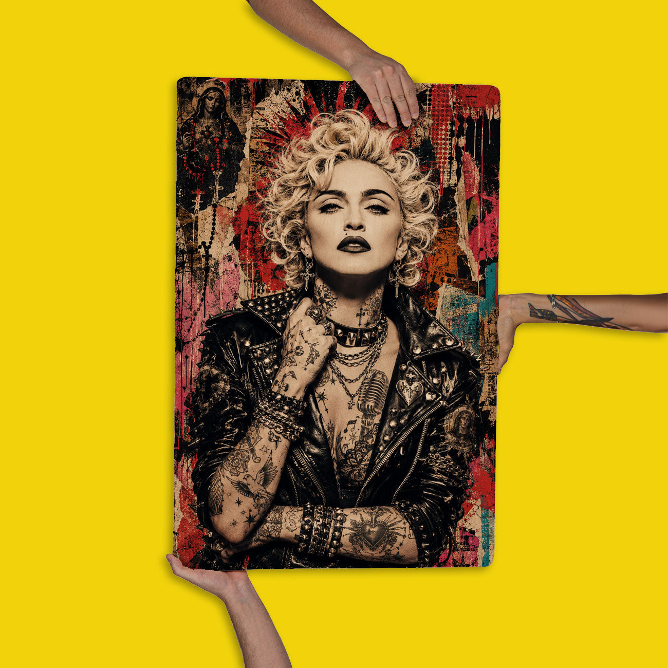 Quadro Decorativo - Madonna Punk