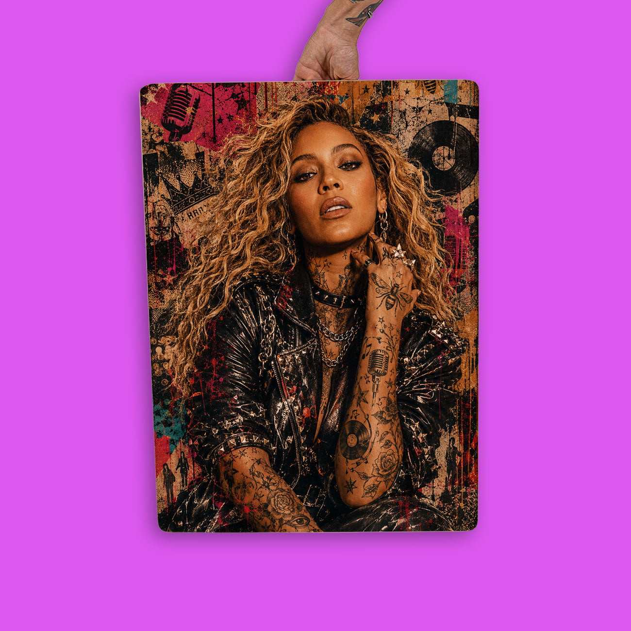 Quadro Decorativo - Beyonce Punk