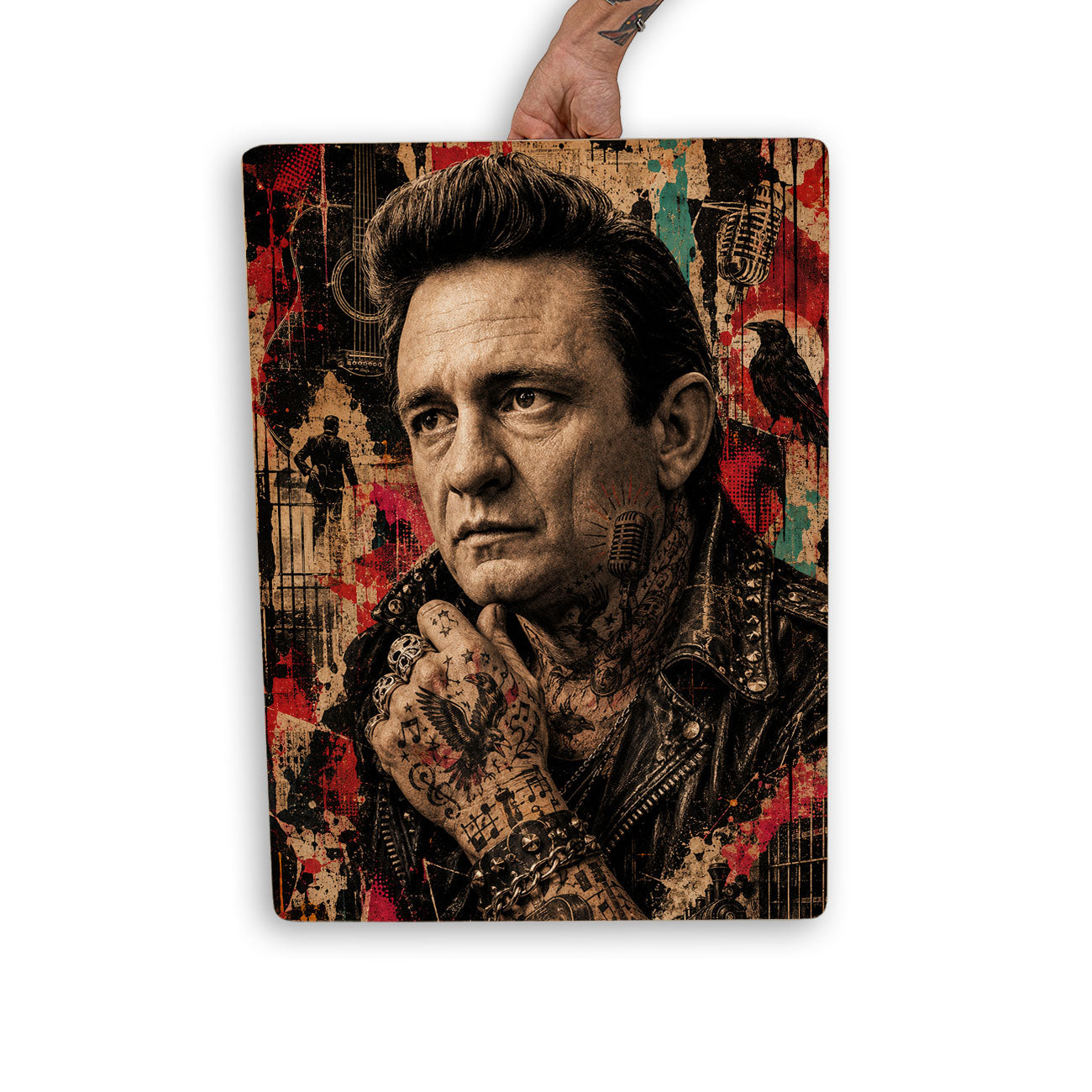 Quadro Decorativo - Johnny Cash Punk