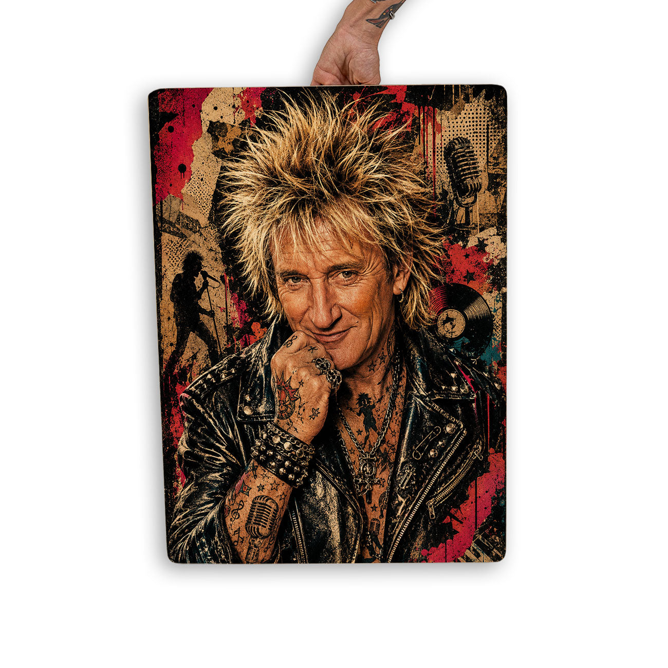 Quadro Decorativo - Rod Stewart Punk