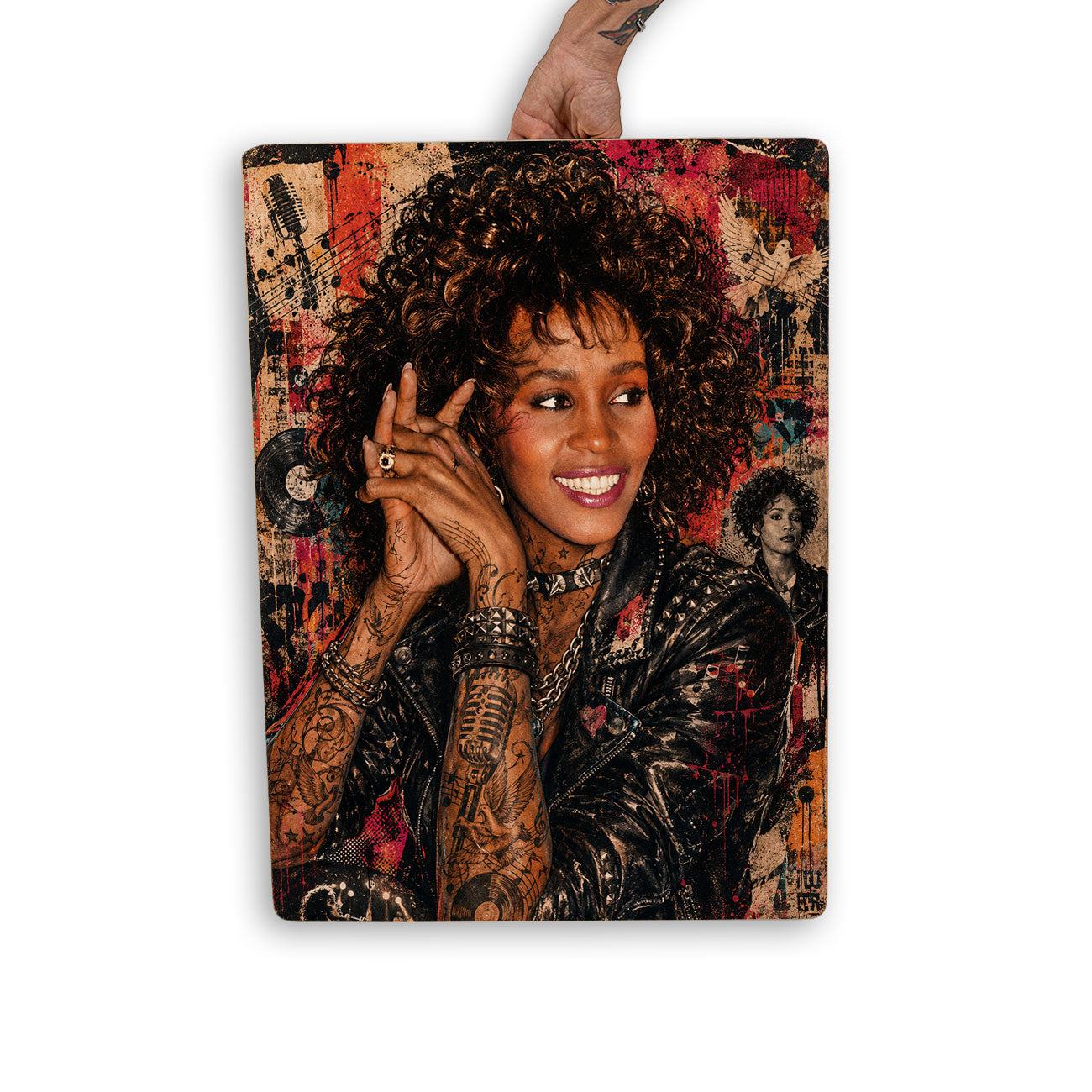 Quadro Decorativo - Whitney Houston Punk