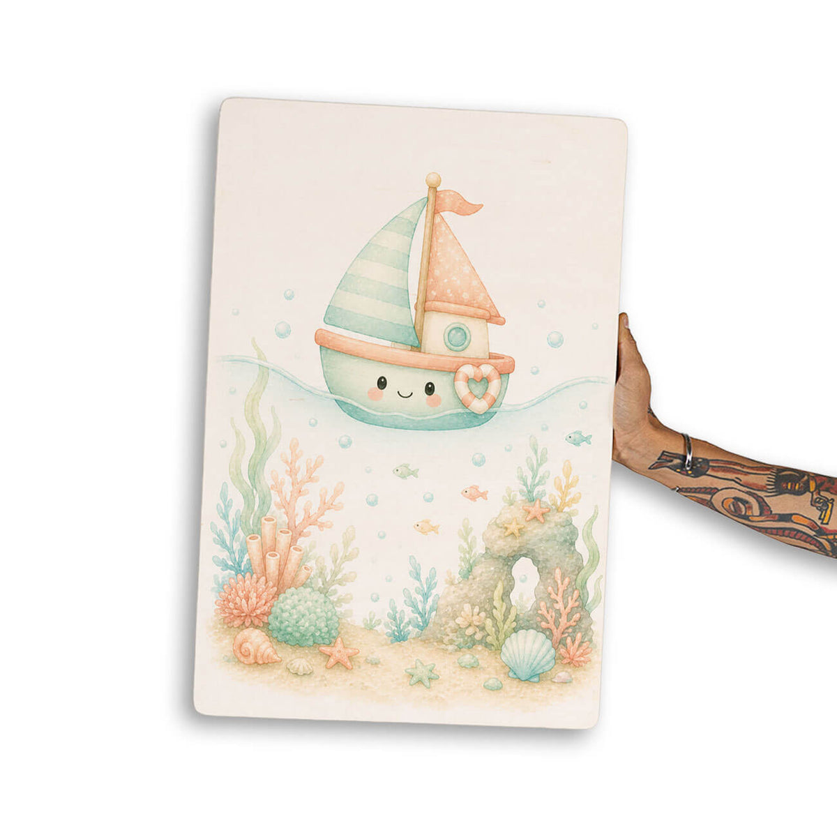 Quadro Decorativo  - Barquinho Infantil