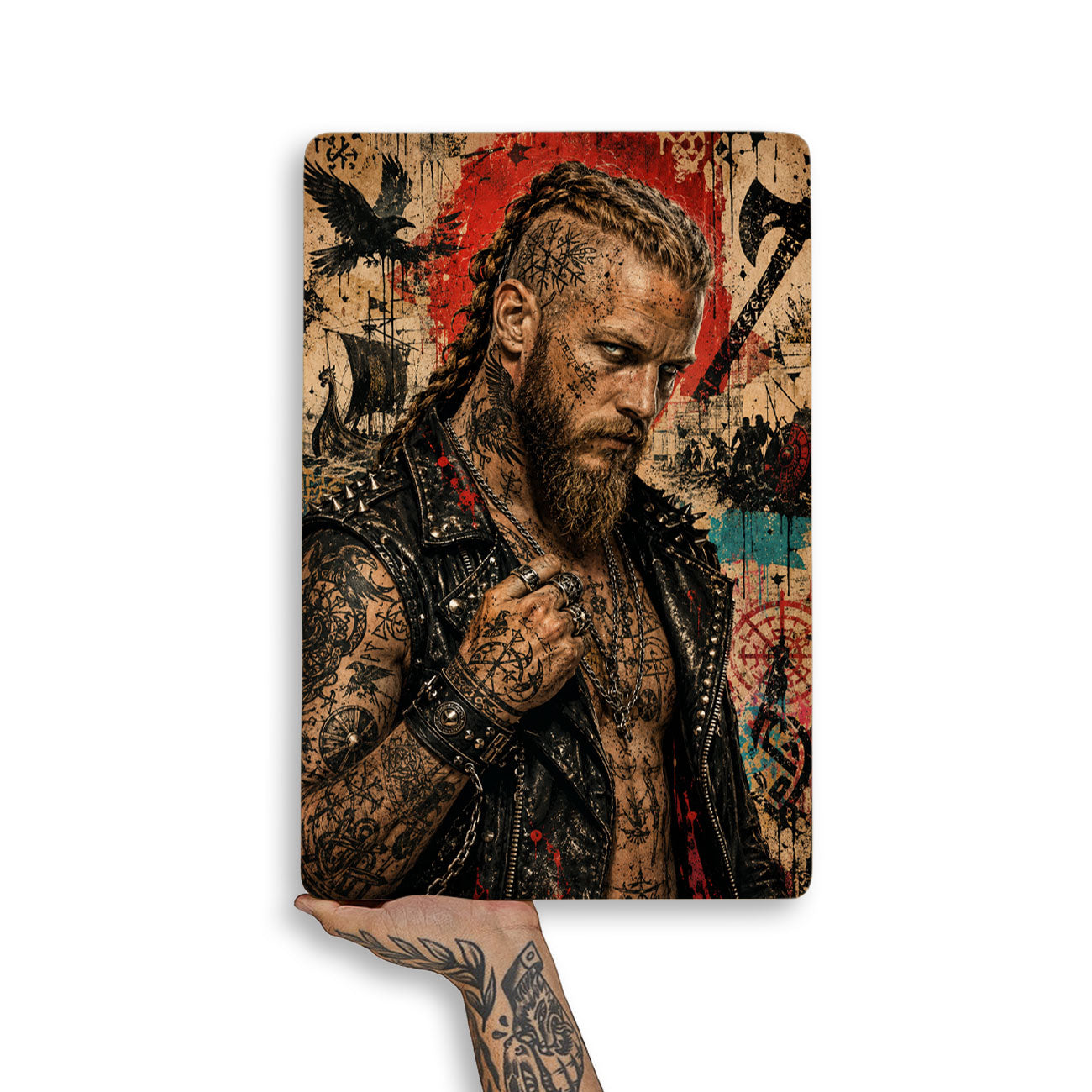 Quadro Decorativo - Ragnar Lothbrok Punk