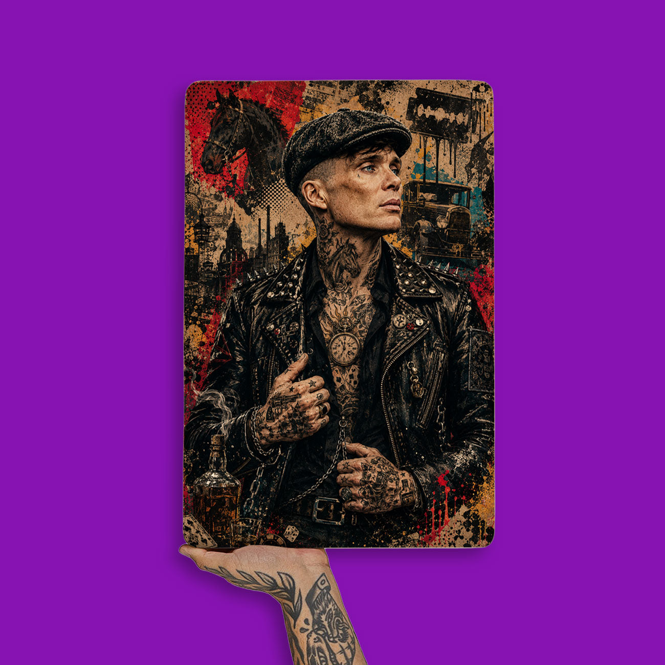 Quadro Decorativo - Thomas Shelby - Peaky Blinders Punk