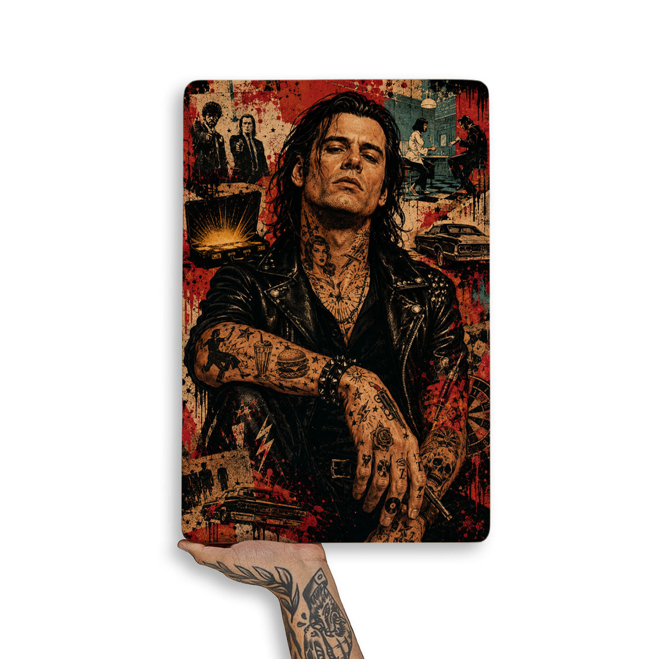 Quadro Decorativo - Vincent Vega - Pulp Fiction Punk