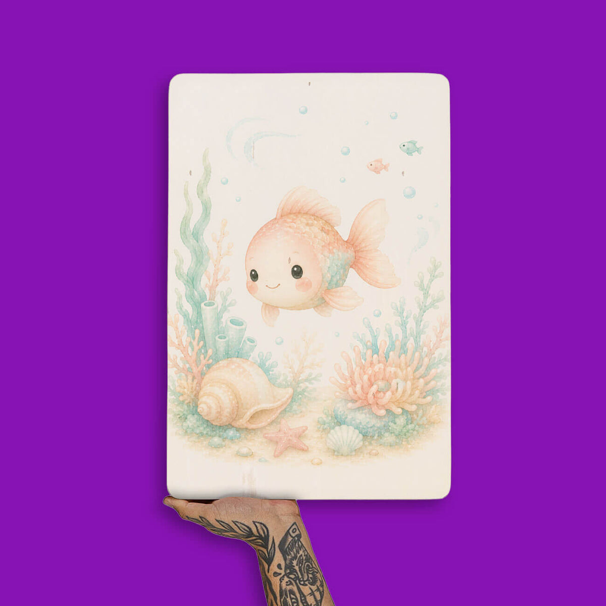 Quadro Decorativo  - Peixe Infantil