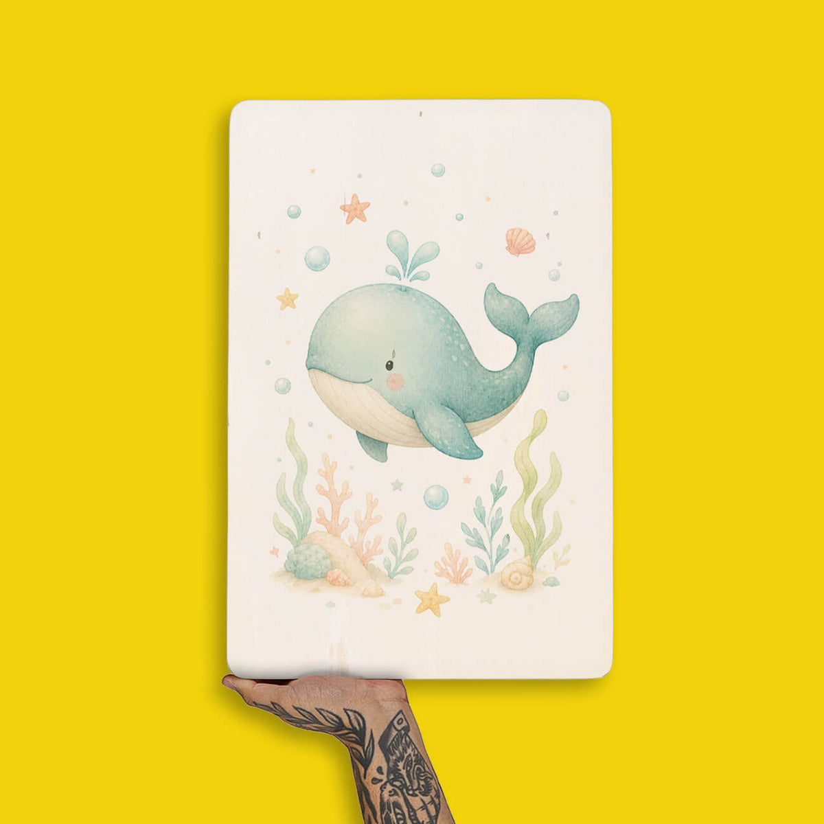 Quadro Decorativo  - Baleia Infantil