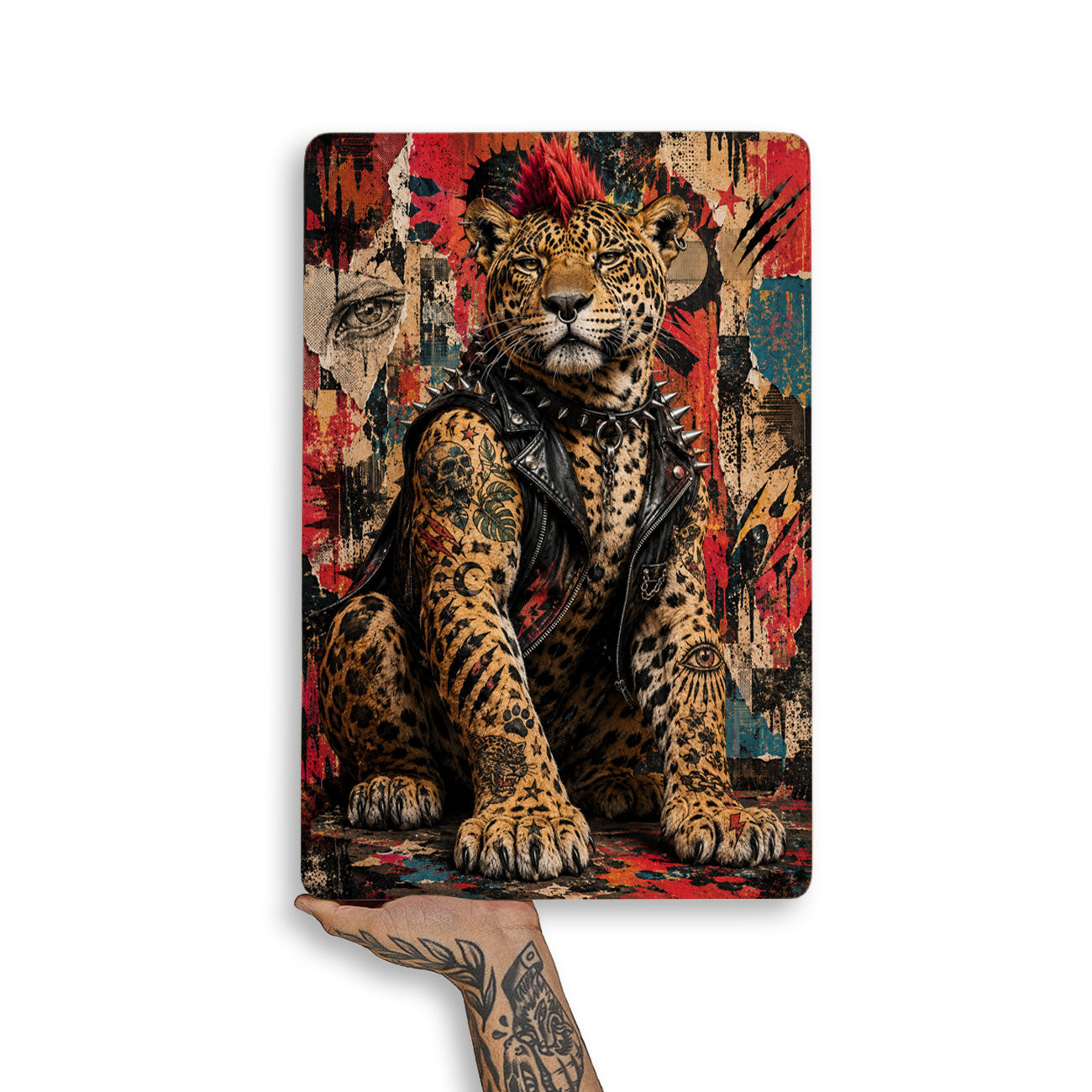 Quadro Decorativo - Onça Punk