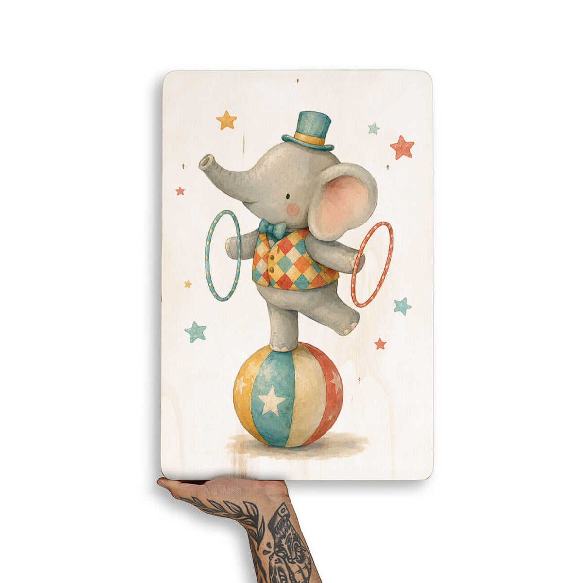 Quadro Decorativo  - Elefante Infantil